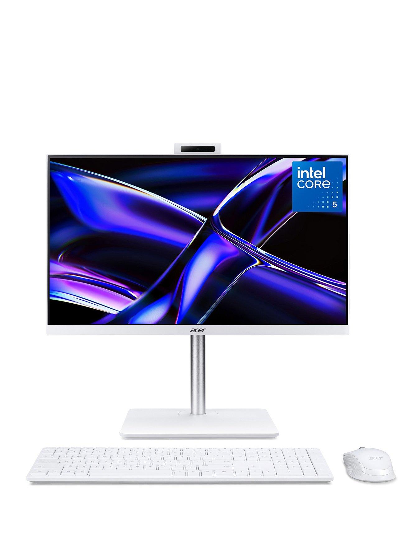 Acer Aio Desktop C27-A - Intel Core 5 - 8Gb Ram - 1Tb - 27In - White - All In One Only
