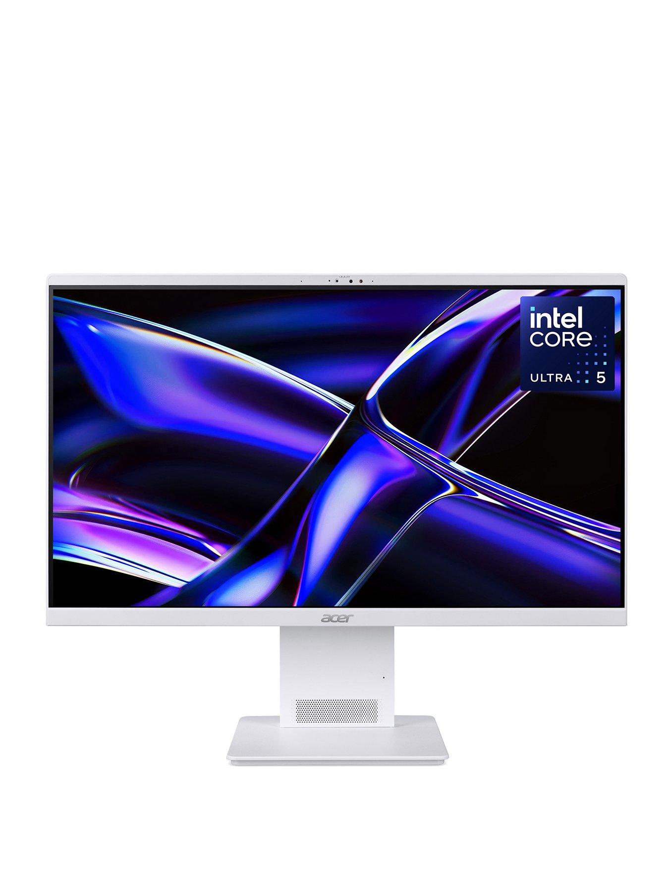 Acer AIO Desktop S24-B - Intel Core Ultra 5 - 16GB RAM - 512GB - 23.8in - White