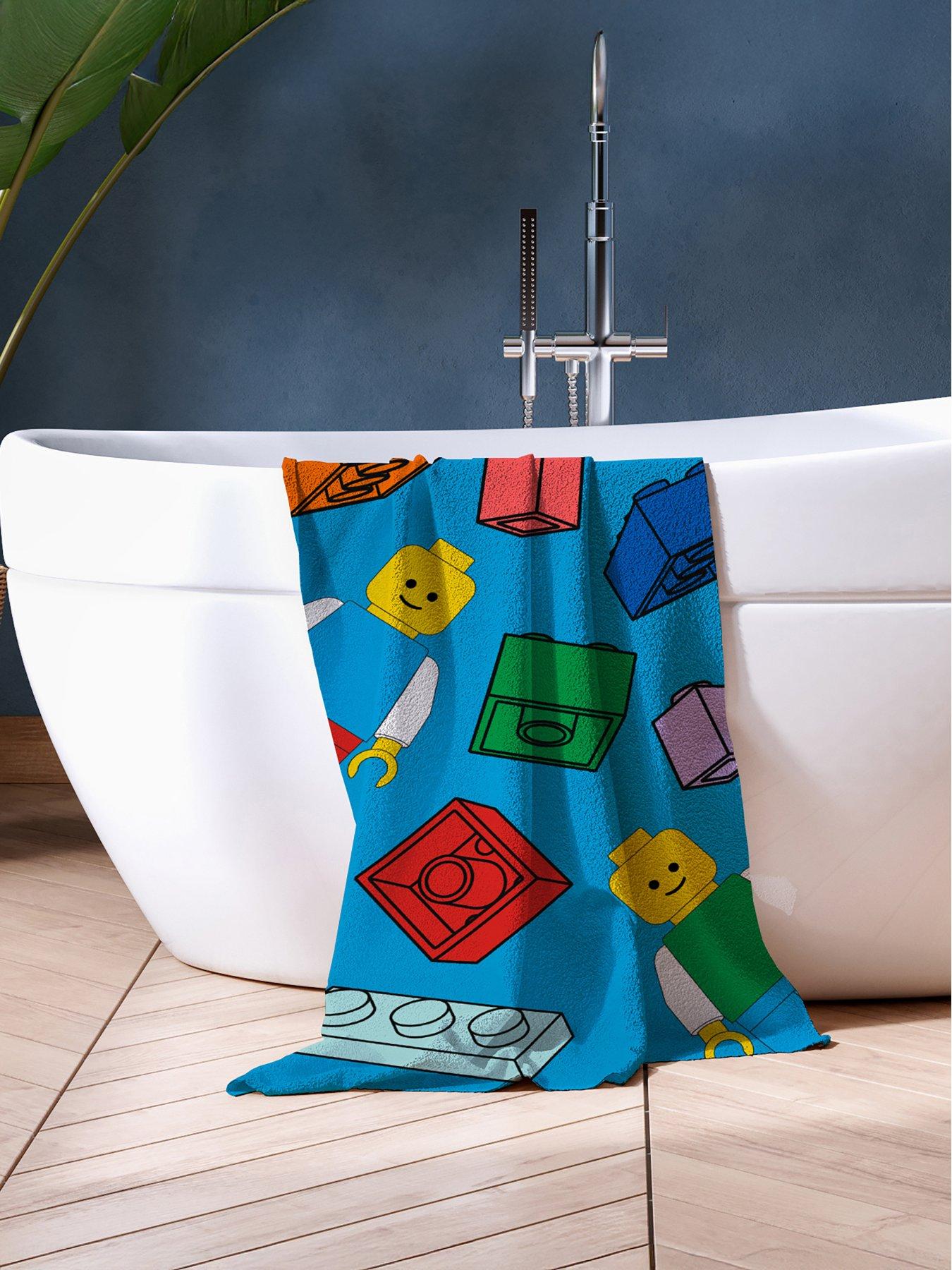 Image 1 of 2 of LEGO Lego Classic Colourblock Towel