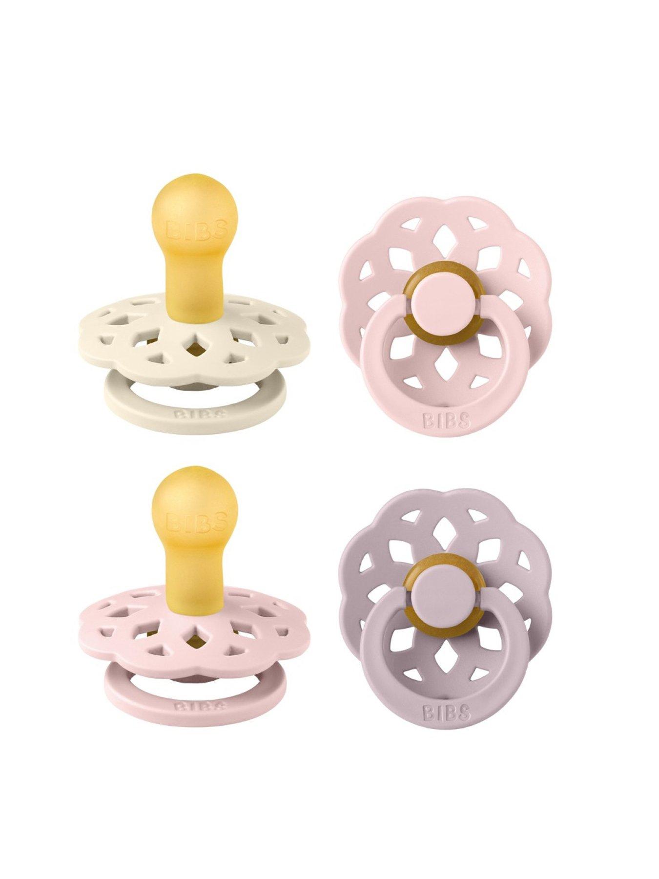 bibs-pacifier-boheme-4-pack-latex-size-1-blossom-mixfront