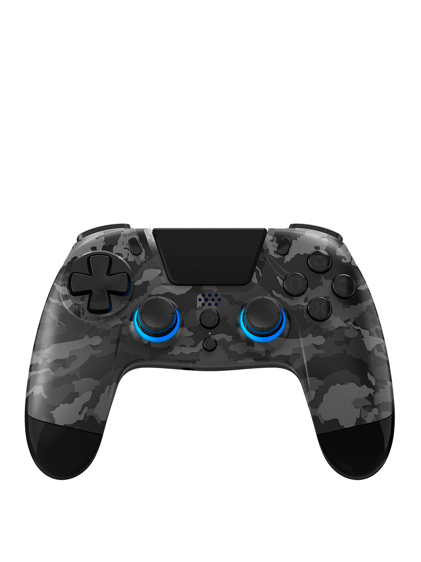 Image 1 of 5 of Gioteck VX-4 Wireless Controller for PS4 &amp;&nbsp;PC -&nbsp;Dark Grey Camo