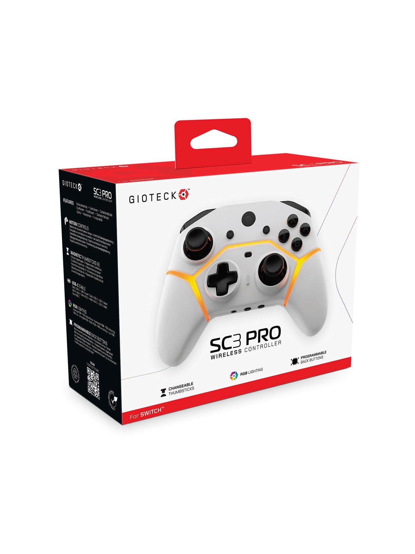 Image 6 of 7 of Gioteck SC3 Pro&nbsp;Wireless Bluetooth&nbsp;Controller - White