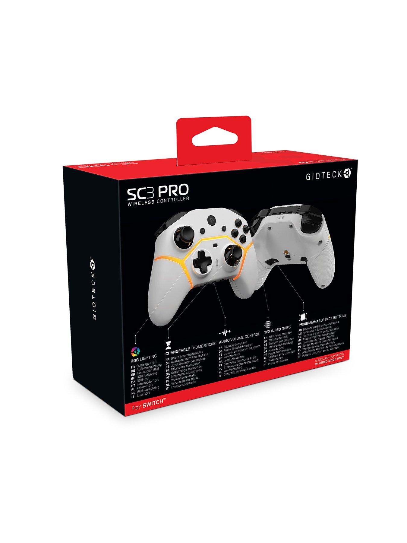 Image 7 of 7 of Gioteck SC3 Pro&nbsp;Wireless Bluetooth&nbsp;Controller - White