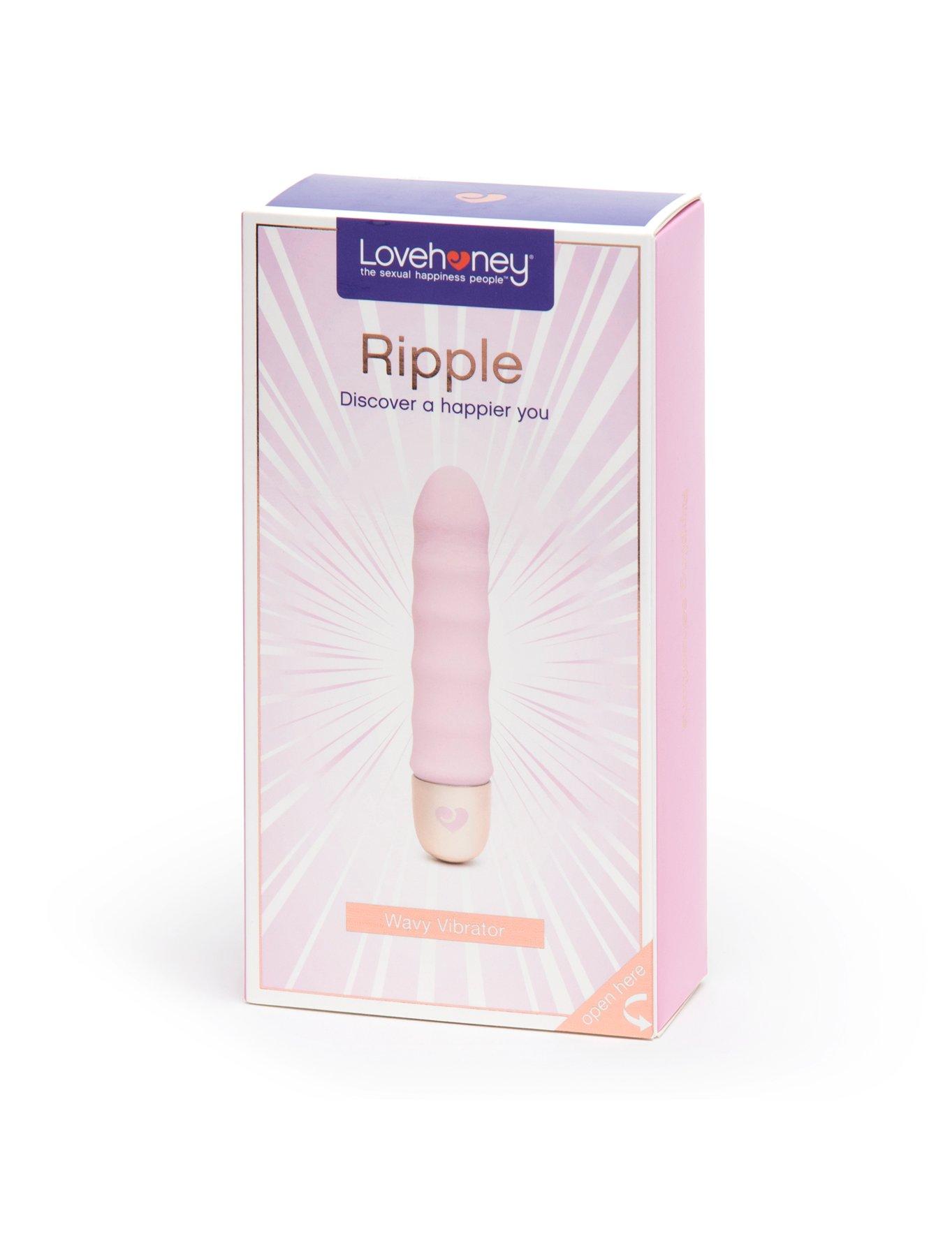 Image 4 of 5 of Lovehoney Ripple 10 Function Silicone Wavy Vibrator Pink