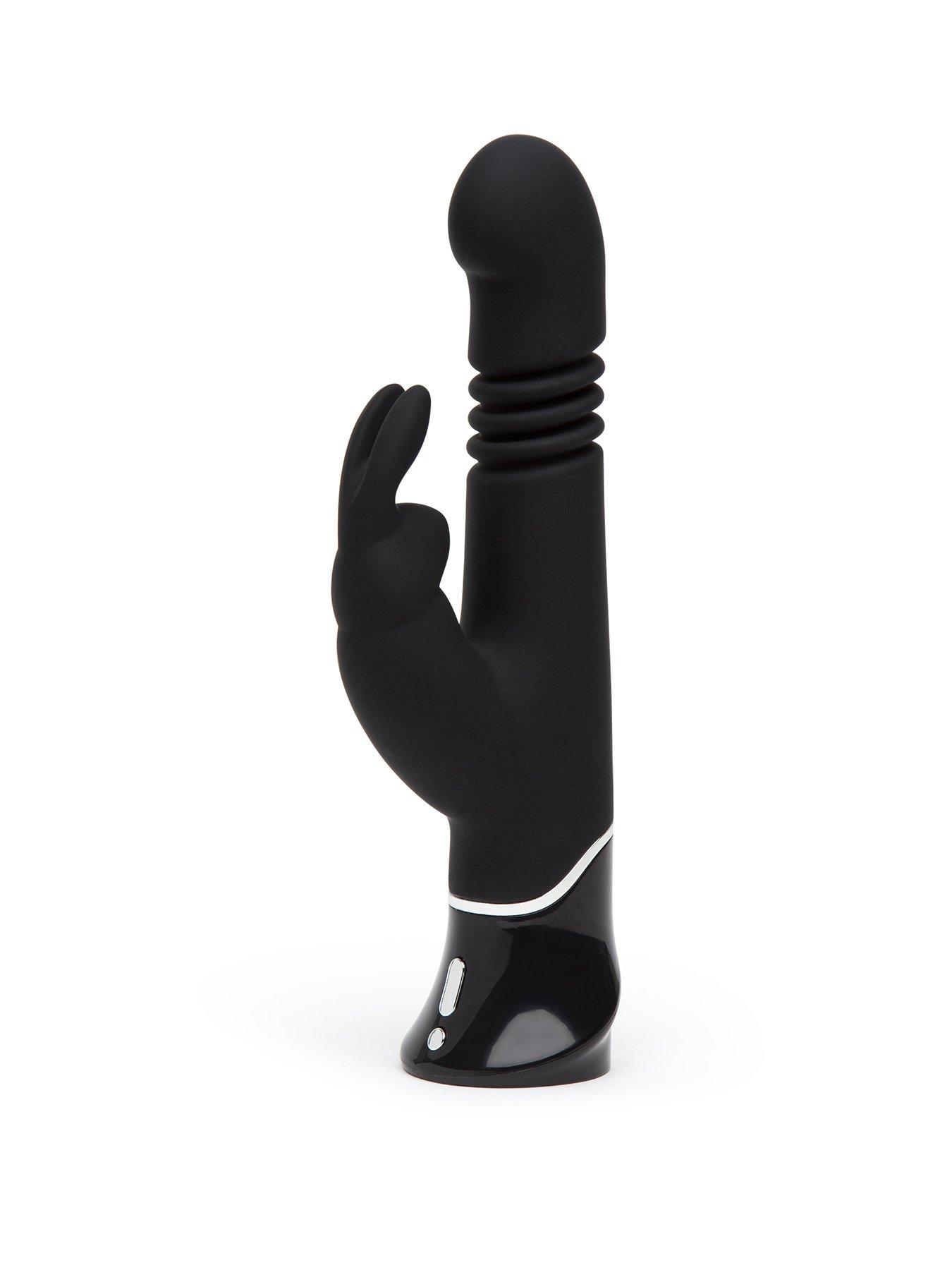 Fifty Shades of Grey Fifty Shades of Grey Greedy Girl Rechargeable G-Spot Thrusting Rabbit Vibrator (Black)