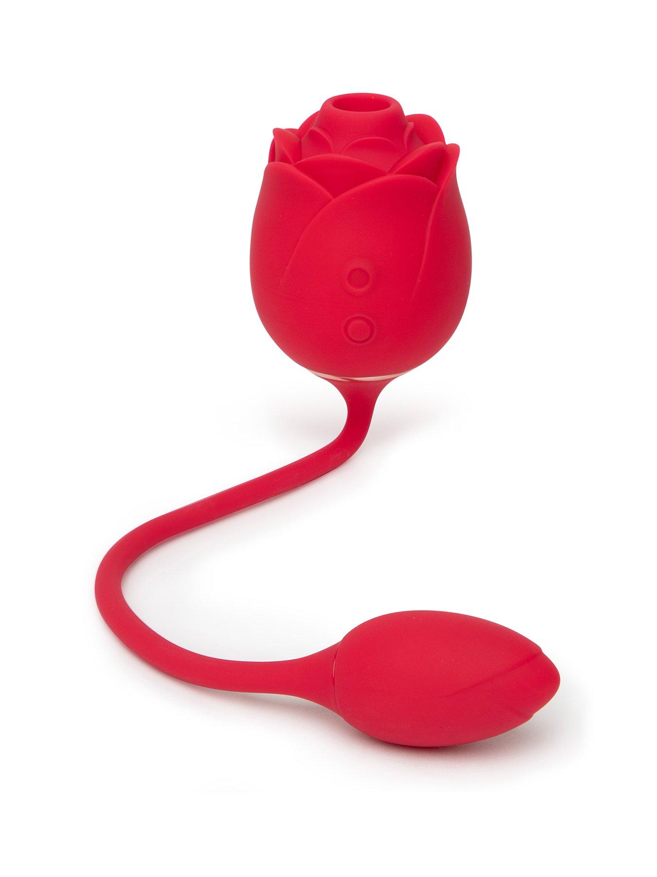 Lovehoney Lovehoney Rose Glow 2-in-1 Clitoral Suction Stimulator with Egg Vibrator