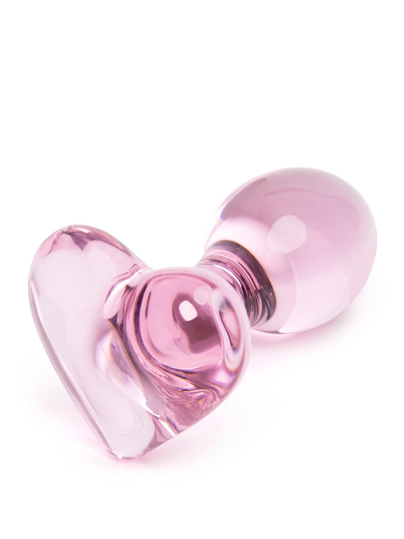Lovehoney Lovehoney Small Heart Sensual Glass Butt Plug