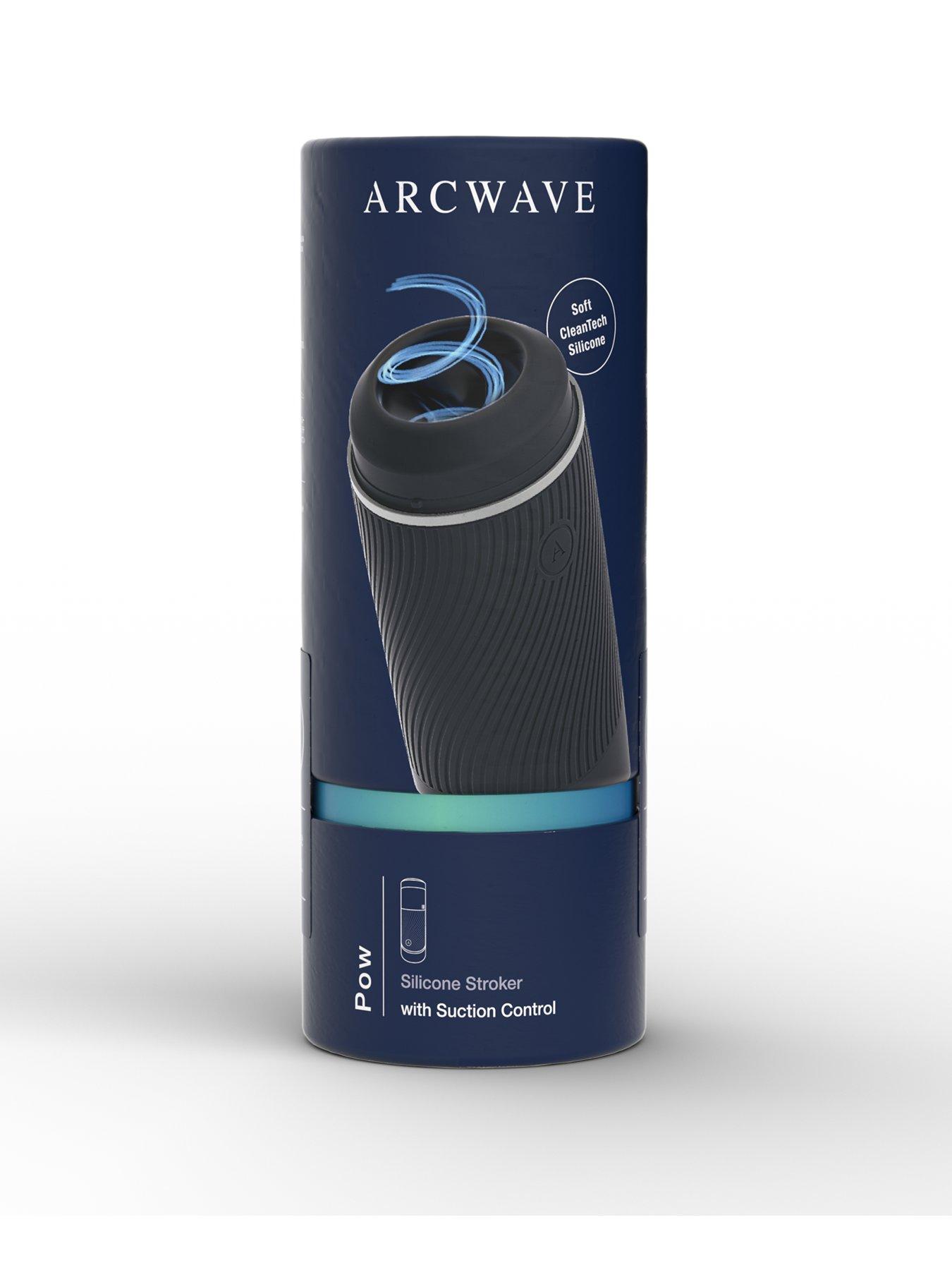 Image 1 of 8 of Arcwave Pow Silicone Dual-Entrance Suction Control Male Masturbator Black