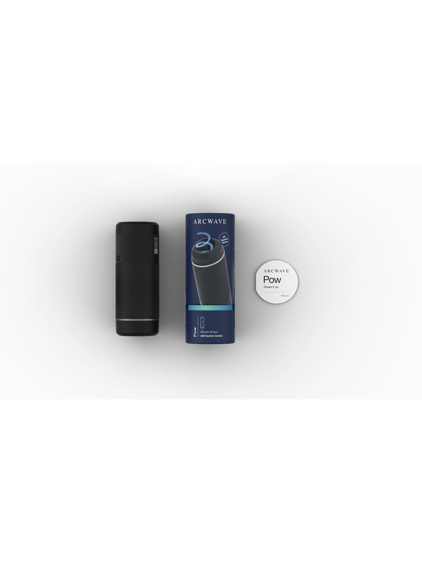 Image 2 of 8 of Arcwave Pow Silicone Dual-Entrance Suction Control Male Masturbator Black