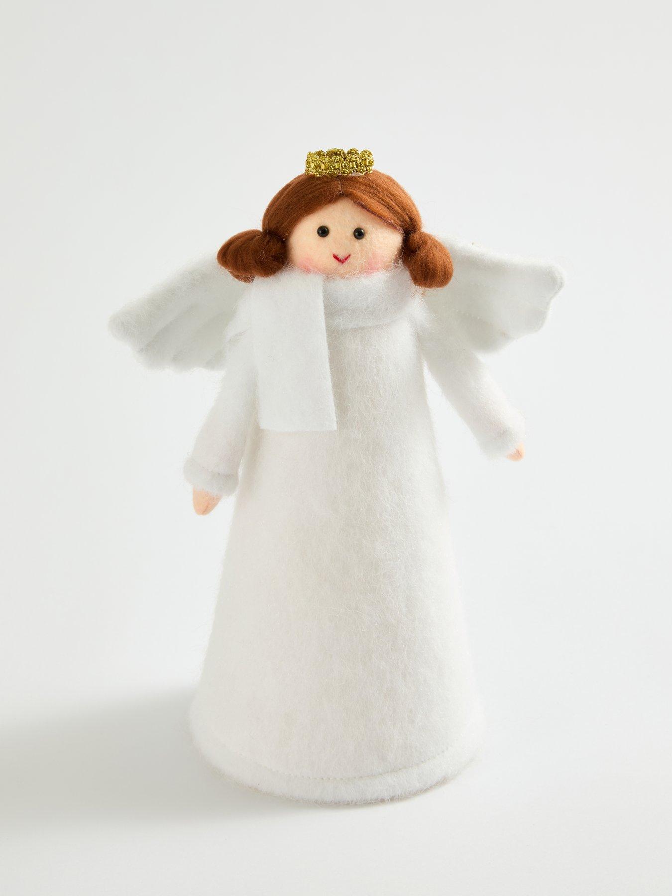Image 2 of 7 of The Very Collection Felt Angel Christmas Tree Topper