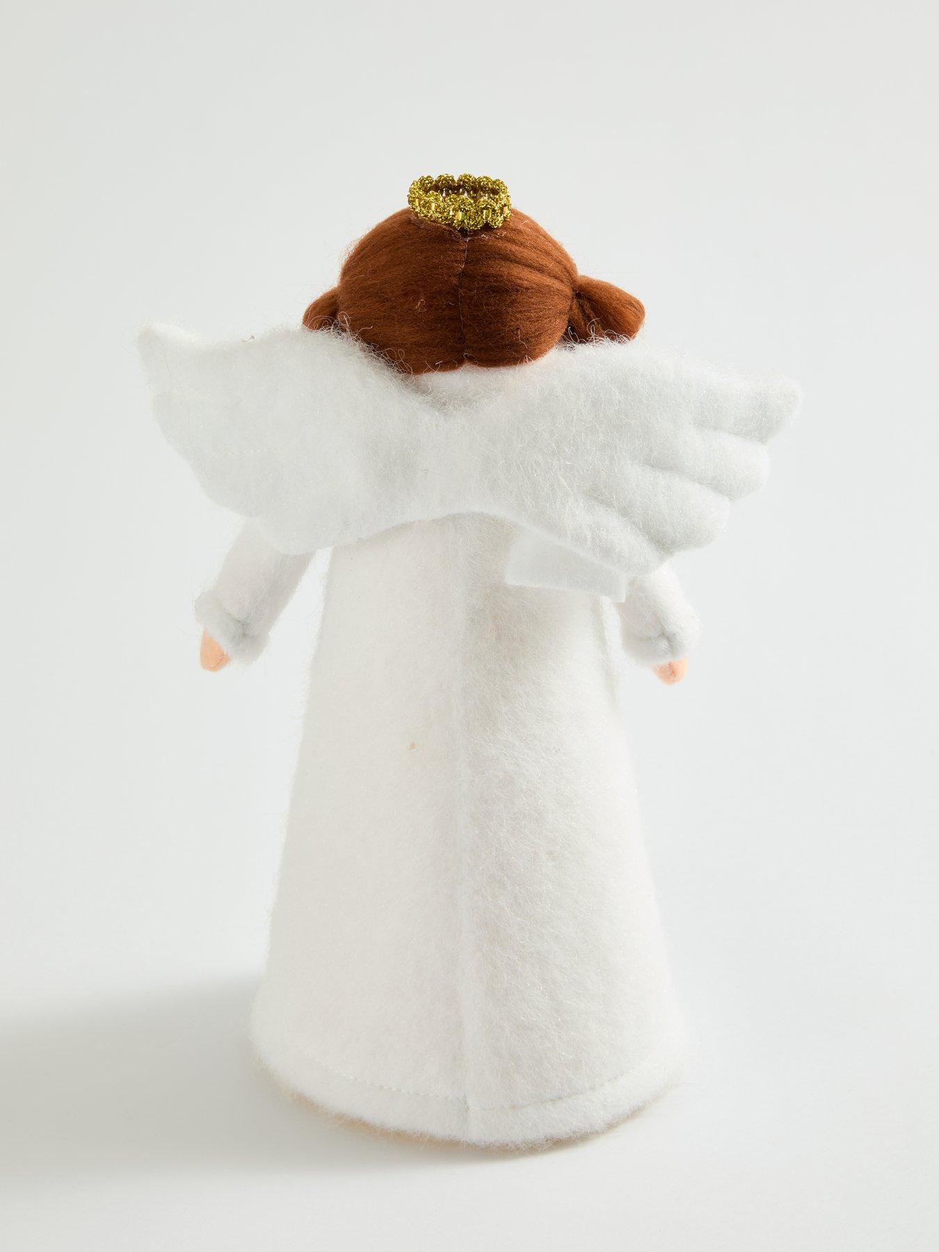 Image 4 of 7 of The Very Collection Felt Angel Christmas Tree Topper