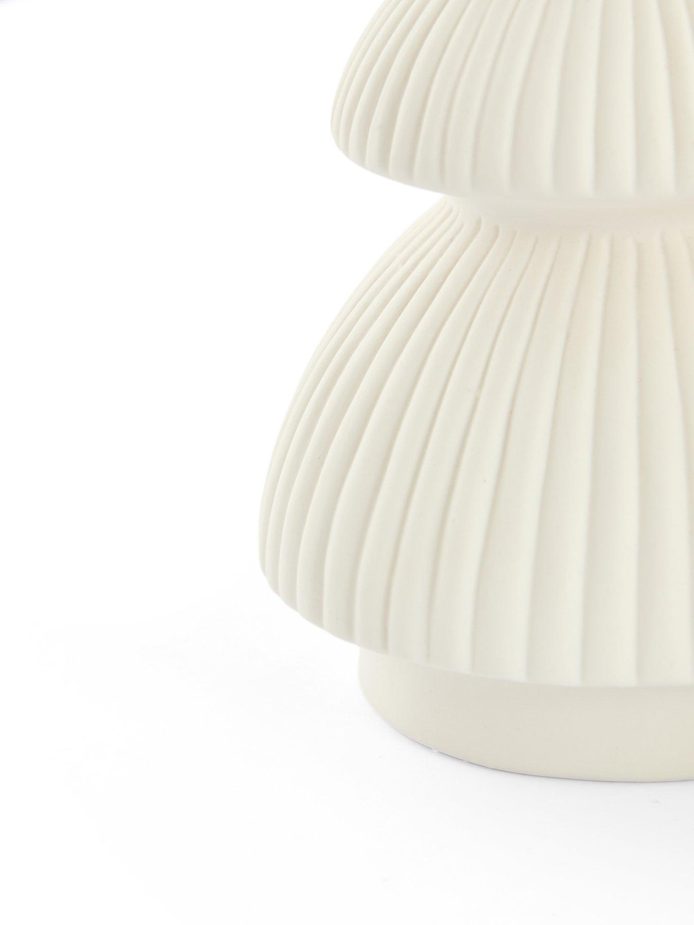 Image 6 of 7 of The Very Collection Set 3 Ceramic Tabletop Christmas&nbsp;Trees -&nbsp;White