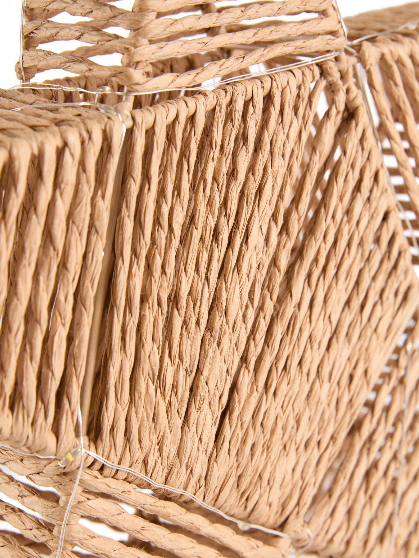 Image 7 of 7 of The Very Collection Pre-lit Paper Weave Star