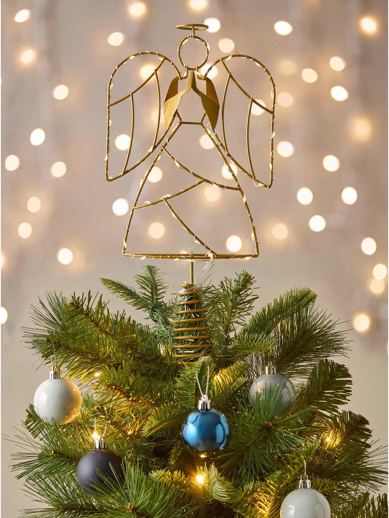 The Very Collection Light Up Angel Christmas Tree Topper