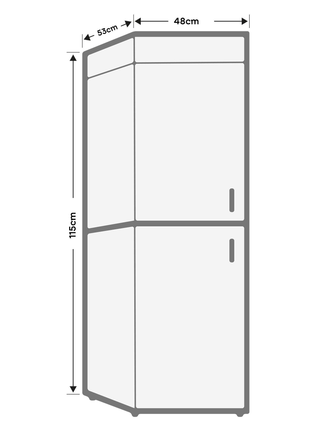 Image 5 of 5 of Candy CDH1S313EWK Top Mount Fridge Freezer - White - E Rated