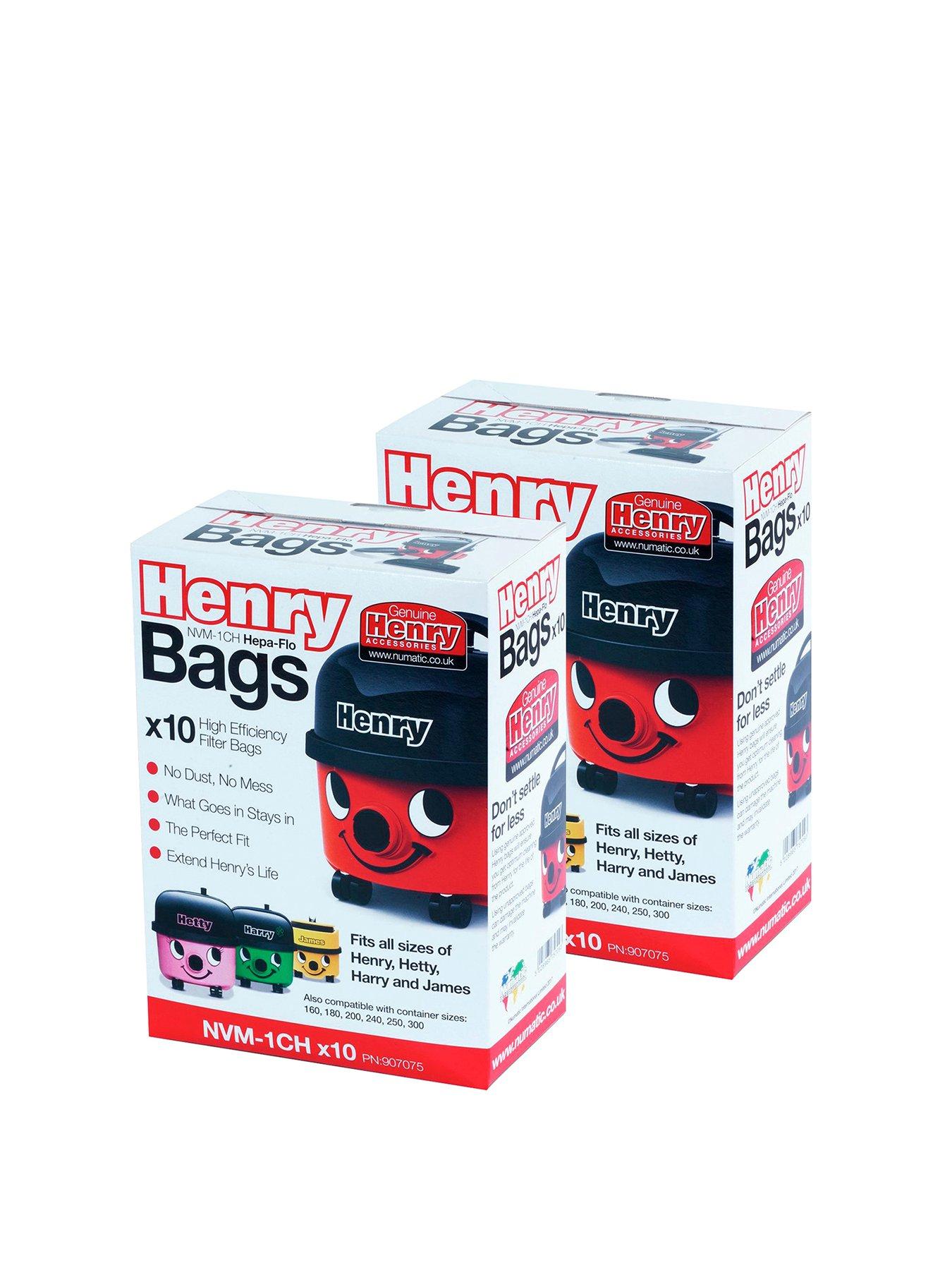 Numatic International Nvm-1Ch Henry Vacuum Bags, 3 Layered Technology, 20 Pack in One Colour