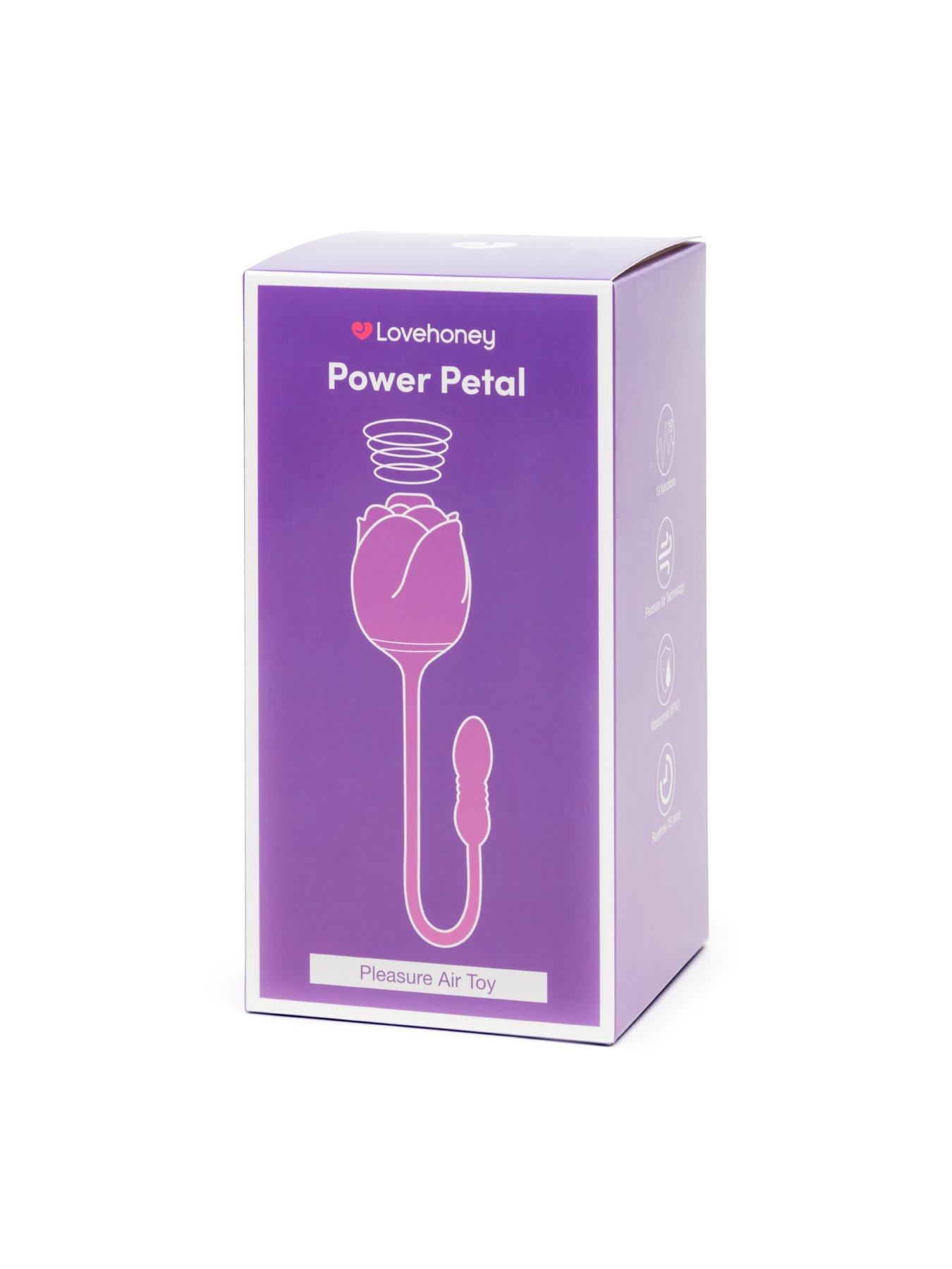 Image 7 of 8 of Lovehoney Power Petal 2-in-1 Clitoral Suction Stimulator with Thrusting Egg Vibrator