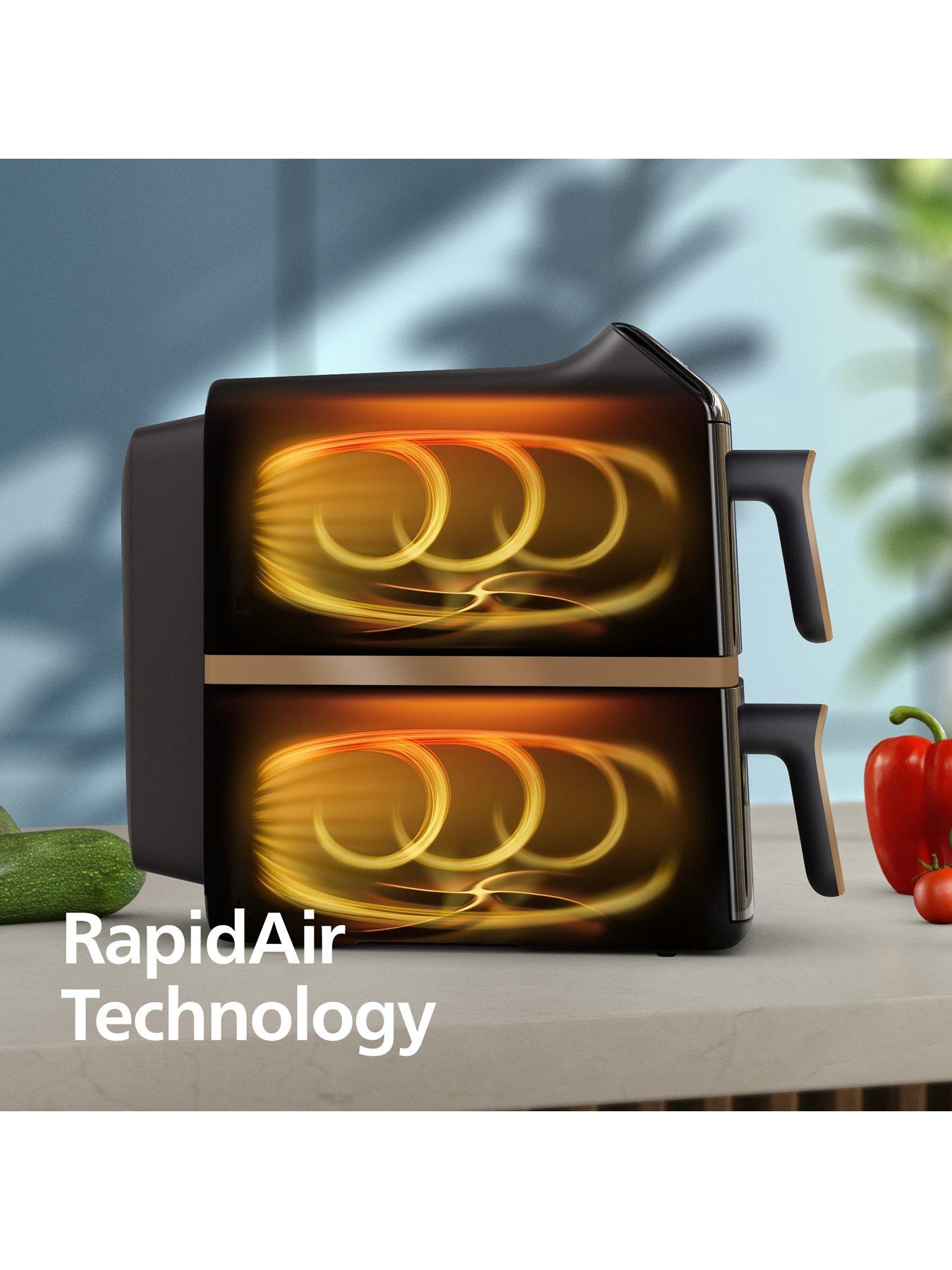 Image 2 of 8 of Philips Philips 4000 Series Dual Stack Airfryer
