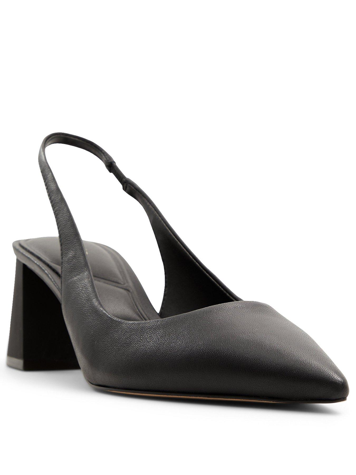 Image 2 of 5 of Aldo Uliana Leather Heeled Shoes - Black