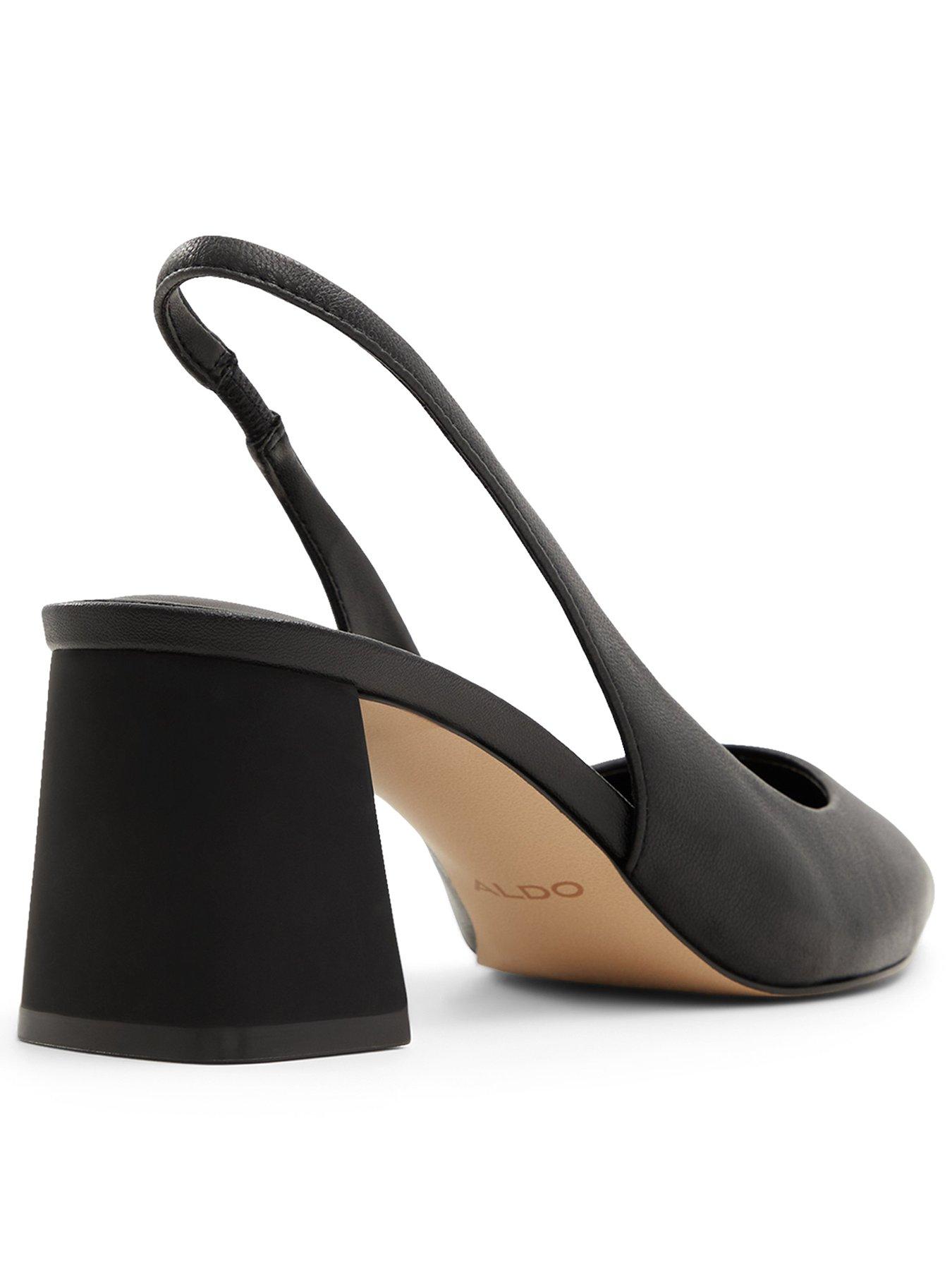 Image 3 of 5 of Aldo Uliana Leather Heeled Shoes - Black