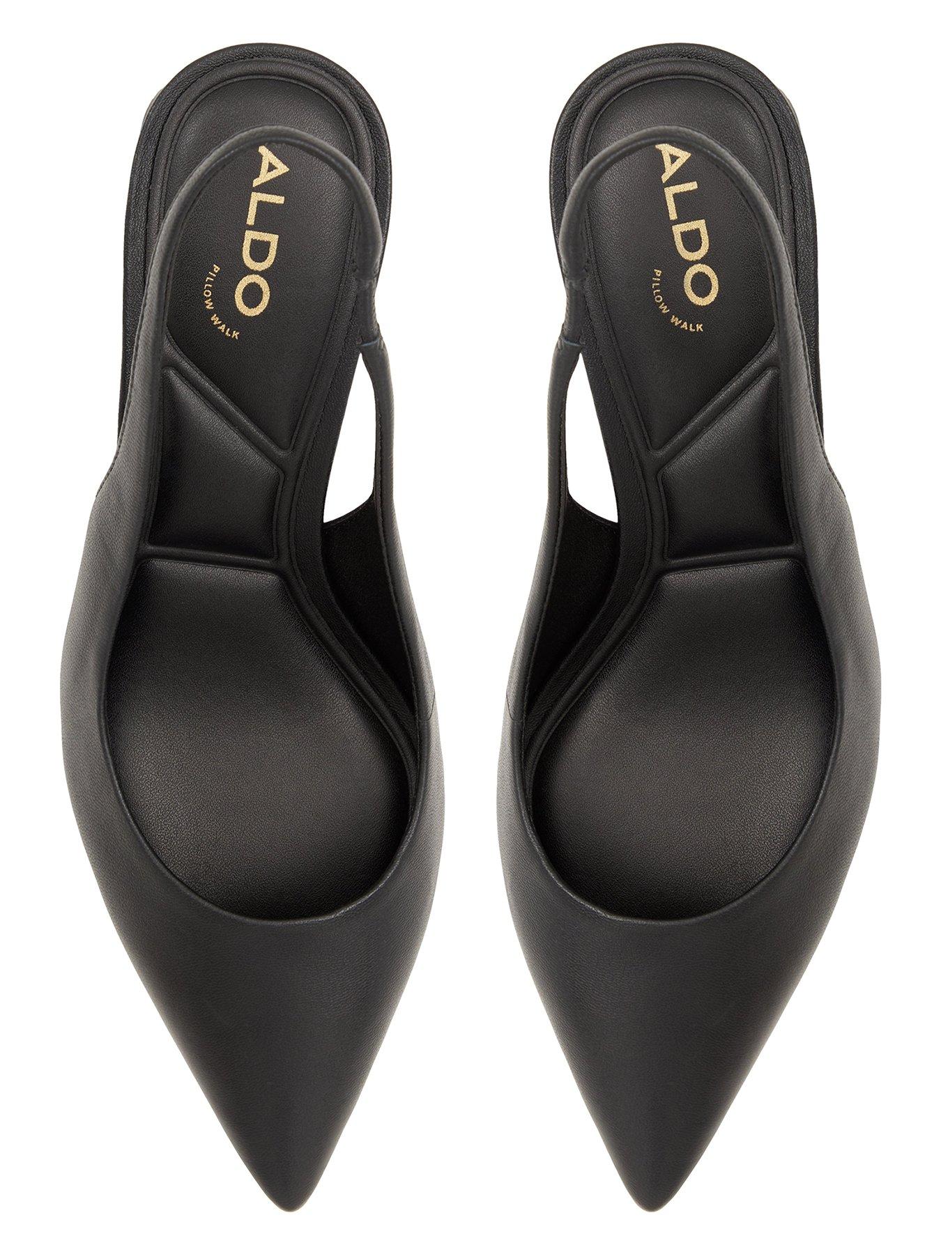 Image 4 of 5 of Aldo Uliana Leather Heeled Shoes - Black