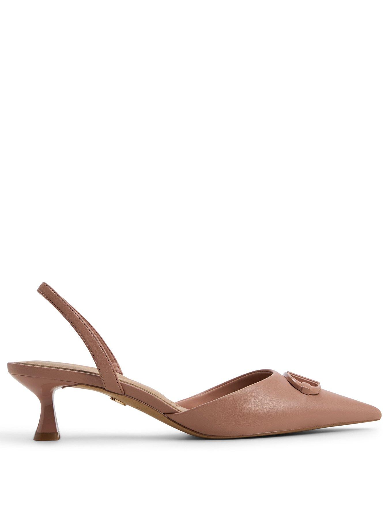 Image 2 of 5 of Aldo Delicate Synthetic Heeled Shoes - Pink