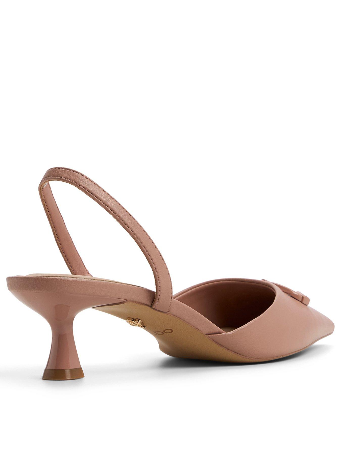 Image 3 of 5 of Aldo Delicate Synthetic Heeled Shoes - Pink