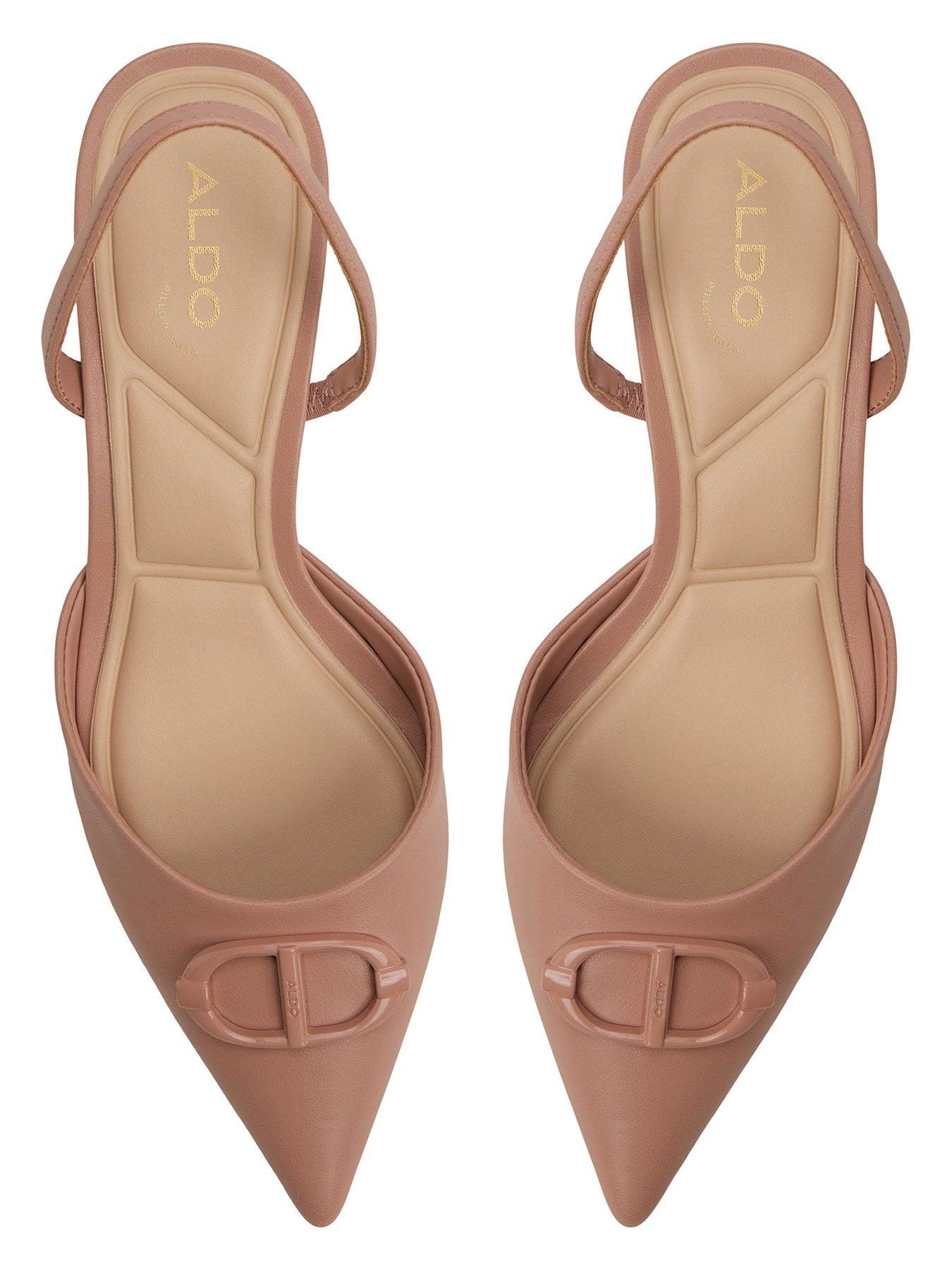 Image 4 of 5 of Aldo Delicate Synthetic Heeled Shoes - Pink