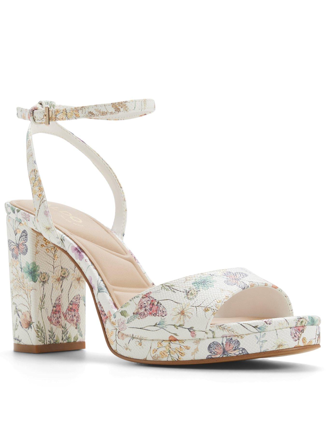 Aldo Gracious Synthetic Heeled Sandals - Multicolor