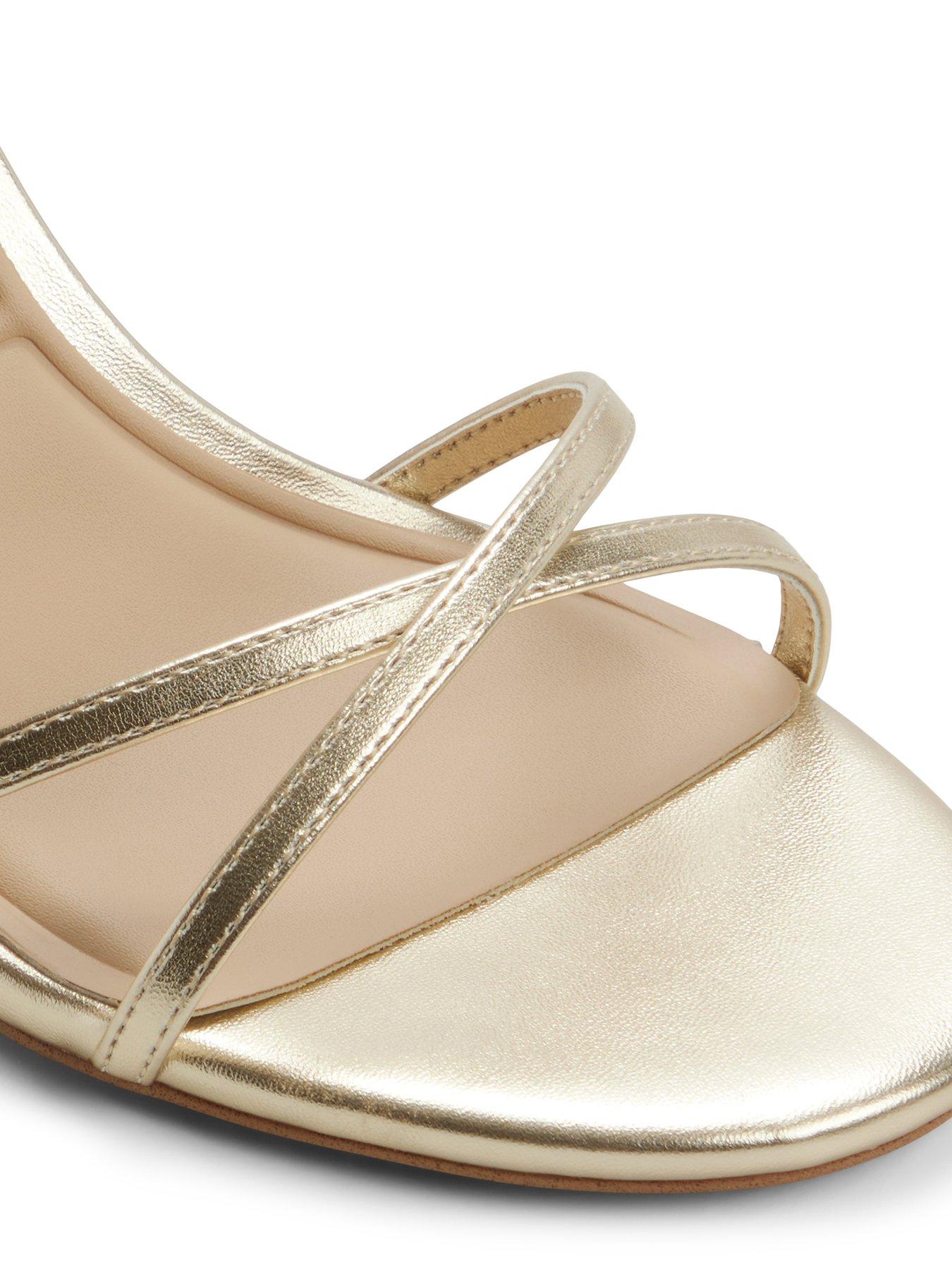 Image 5 of 5 of Aldo Marbela Synthetic Heeled Sandals - Champagne