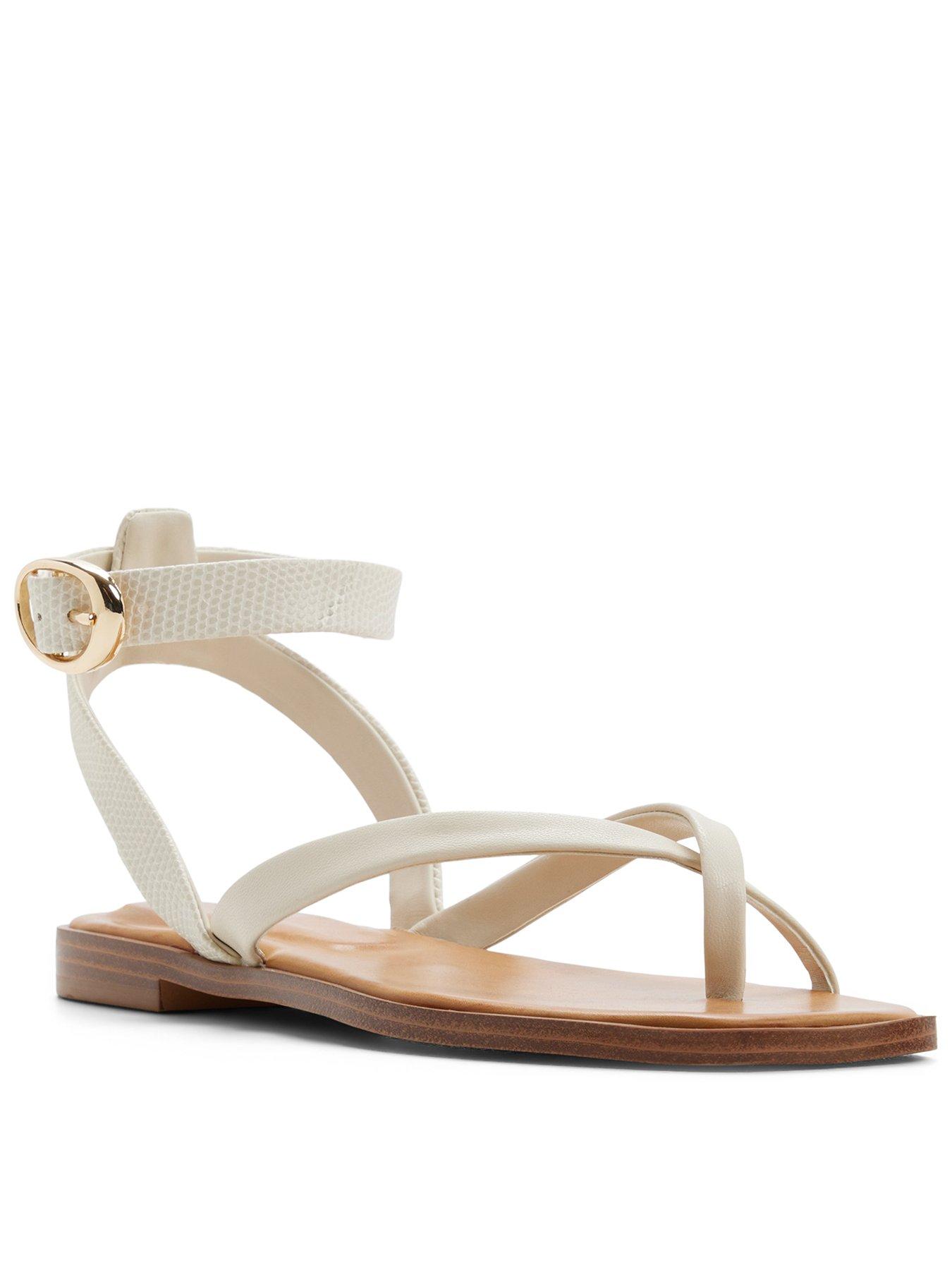 Aldo Daressi Synthetic Flat Sandals - Other White