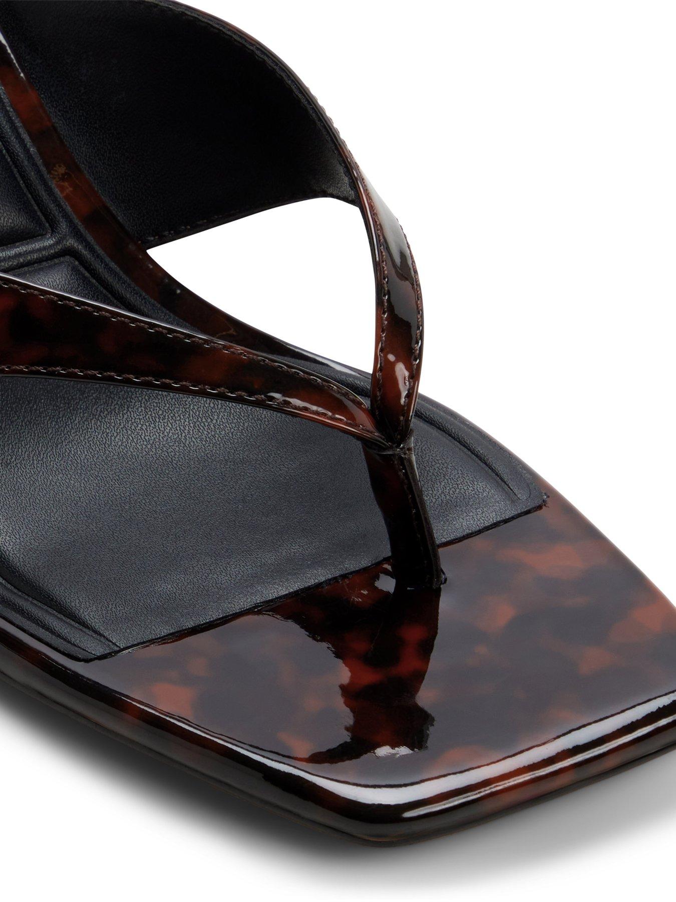 Image 5 of 5 of Aldo Antonina Synthetic Heeled Sandals - Open Brown