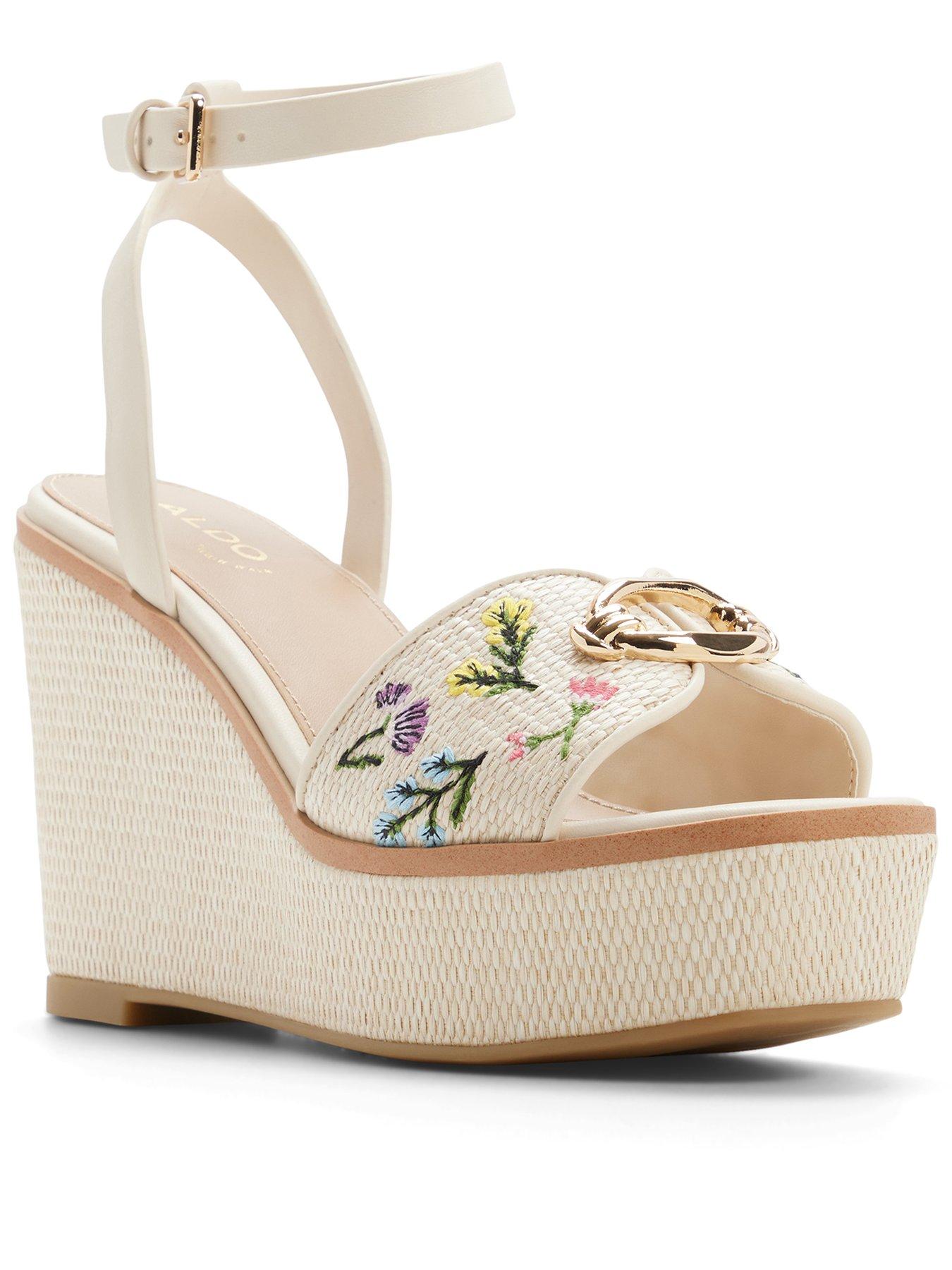 Aldo Carrabririel Synthetic Wedge Sandals - Multi