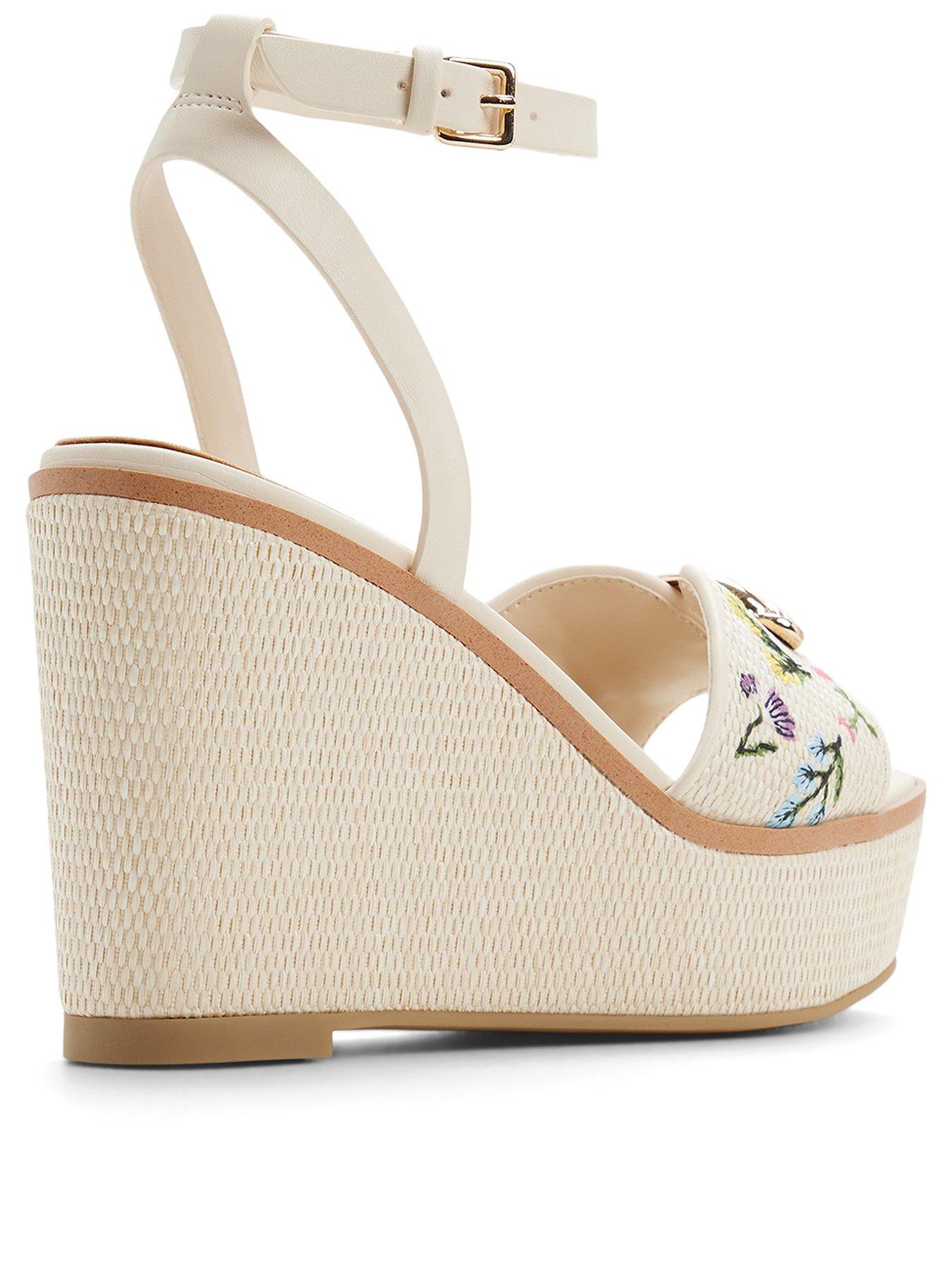 Image 3 of 5 of Aldo Carrabririel Synthetic Wedge Sandals - Multi
