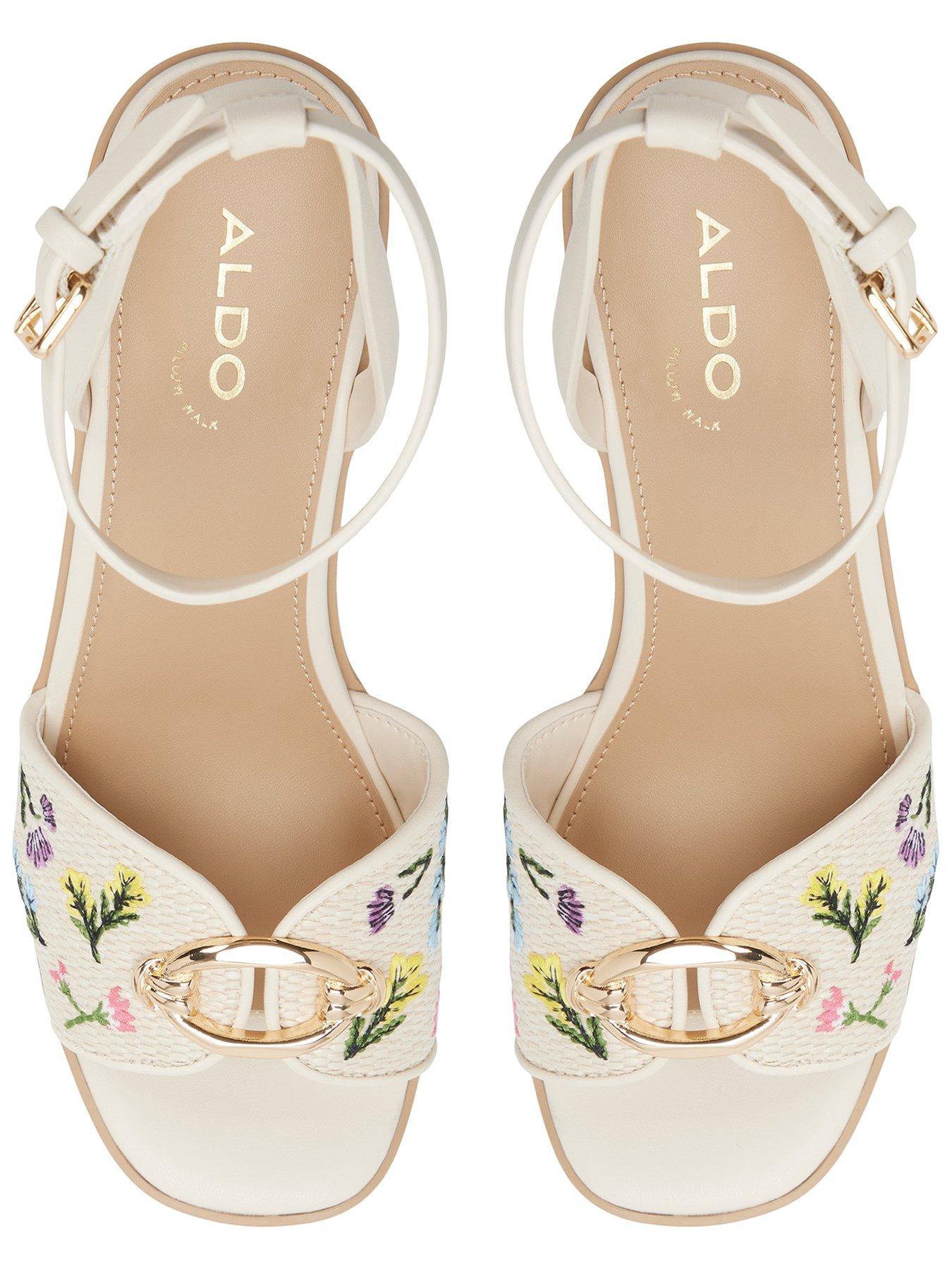 Image 4 of 5 of Aldo Carrabririel Synthetic Wedge Sandals - Multi