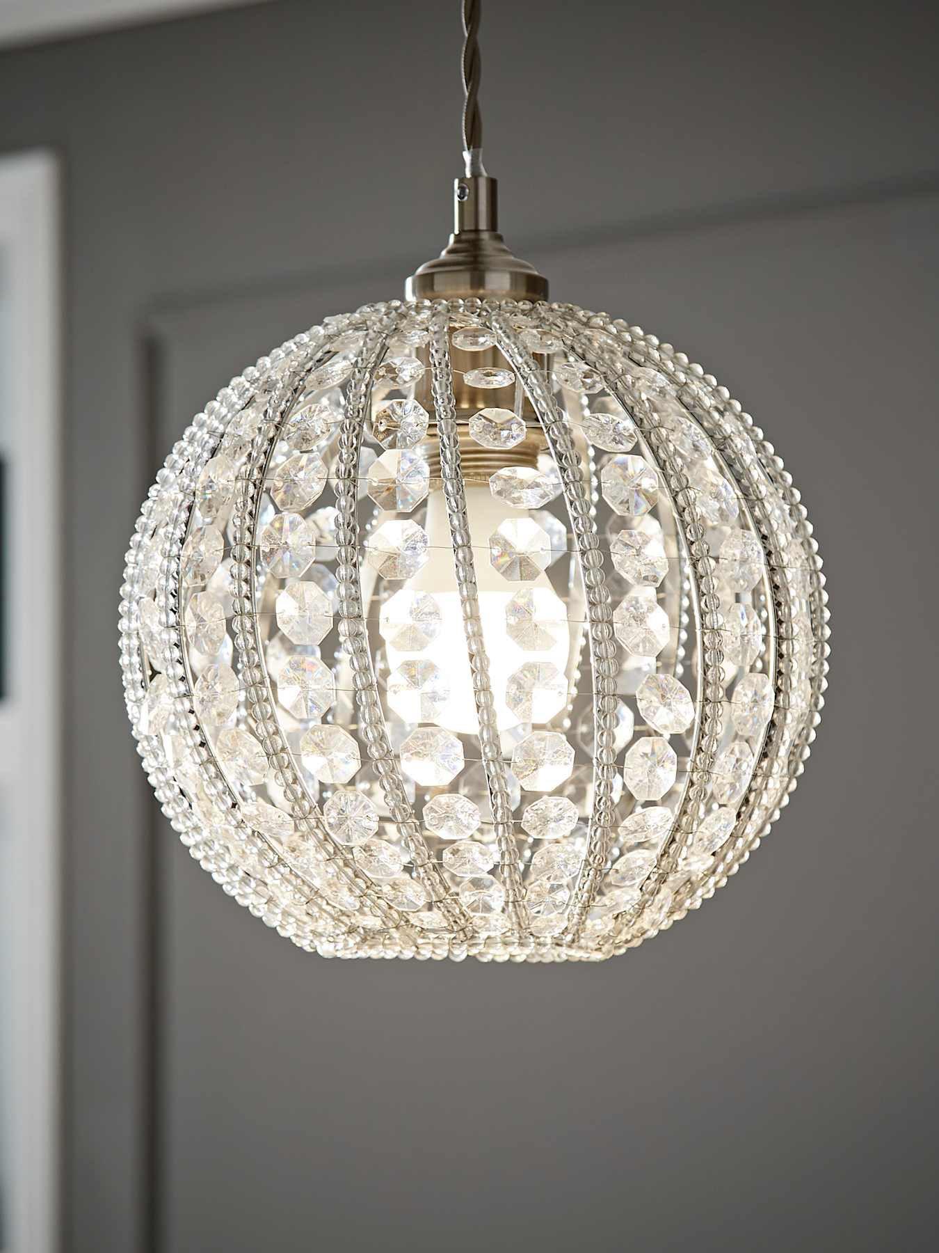 ValueLights Bead Acrylic Ball Pendant Shade