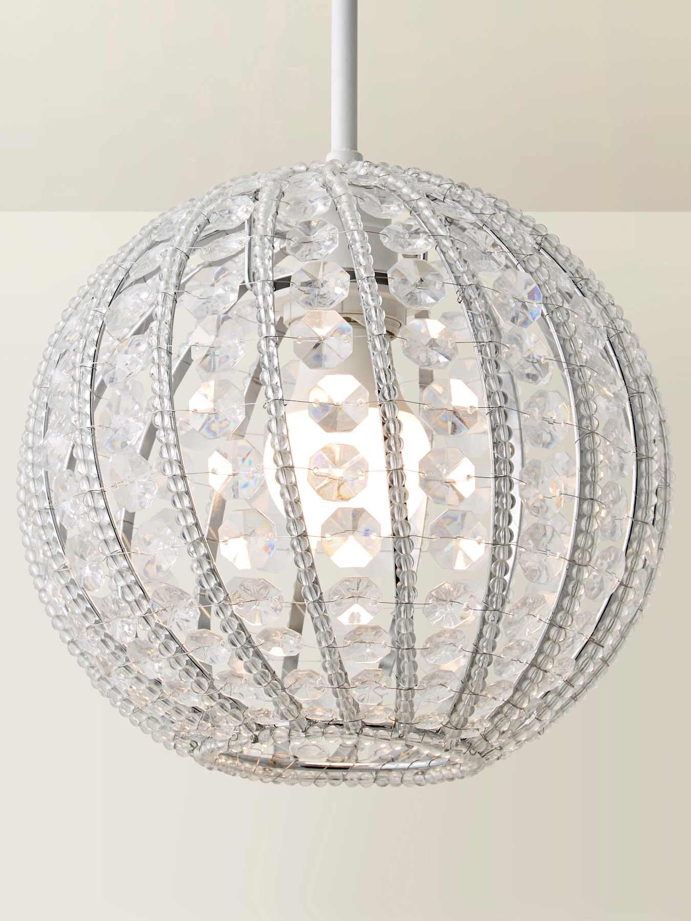 Image 6 of 7 of ValueLights Bead Acrylic Ball Pendant Shade