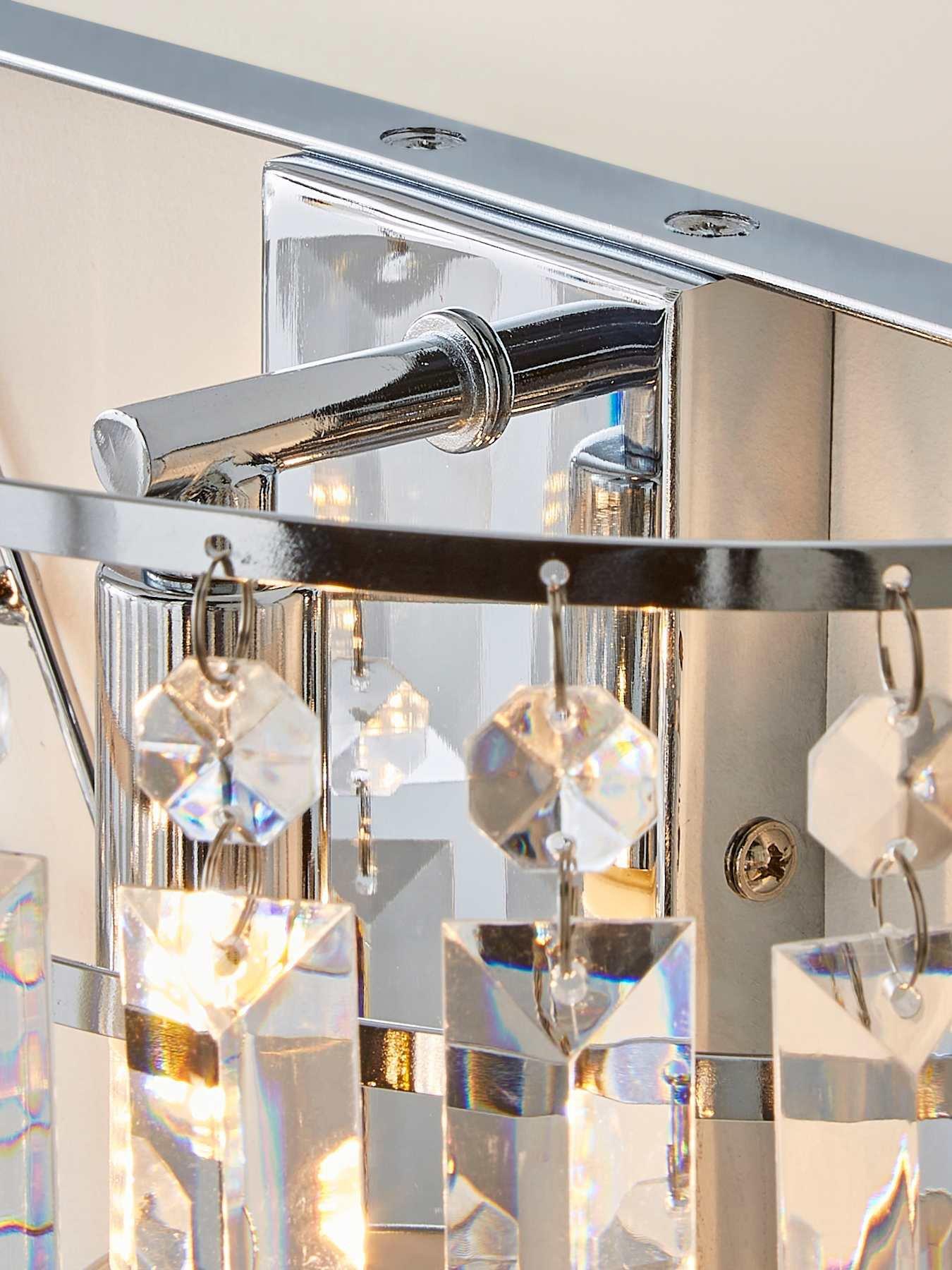 Image 3 of 7 of ValueLights Kelsks Chrome  Wall Light