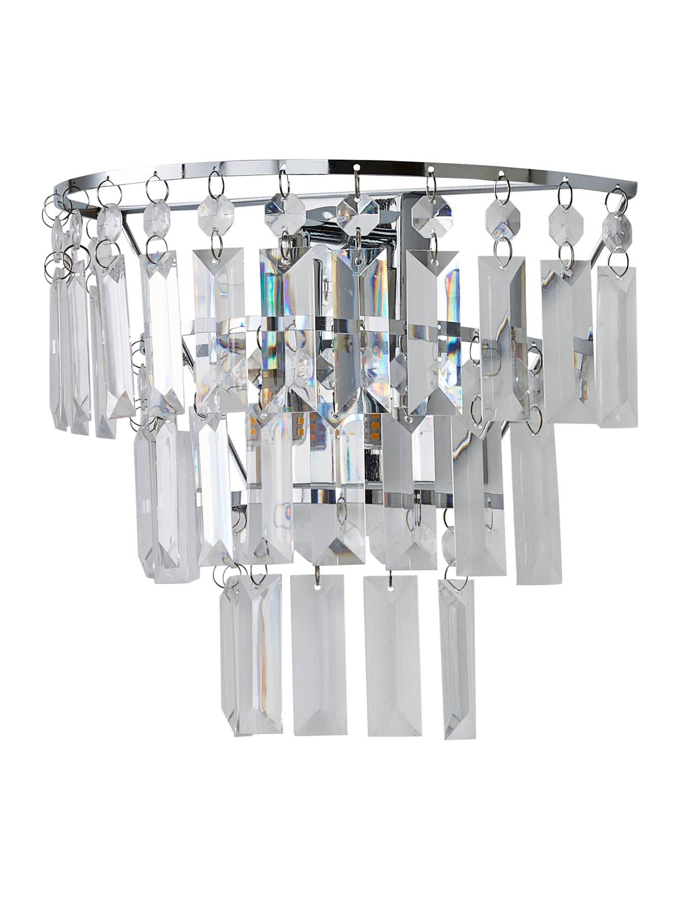 Image 6 of 7 of ValueLights Kelsks Chrome  Wall Light