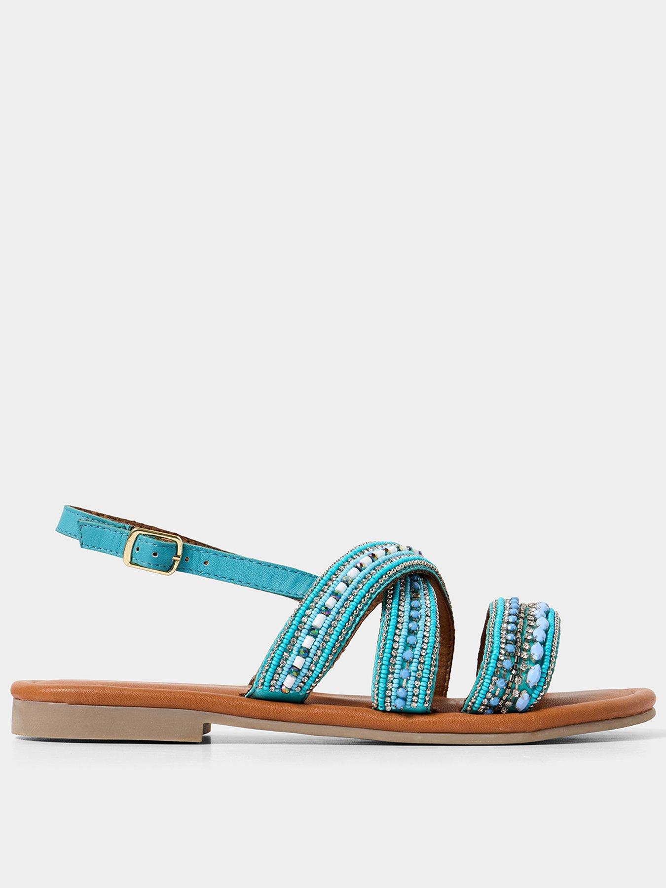 Image 1 of 4 of Joe Browns Santorini Beaded Leather Sandal
