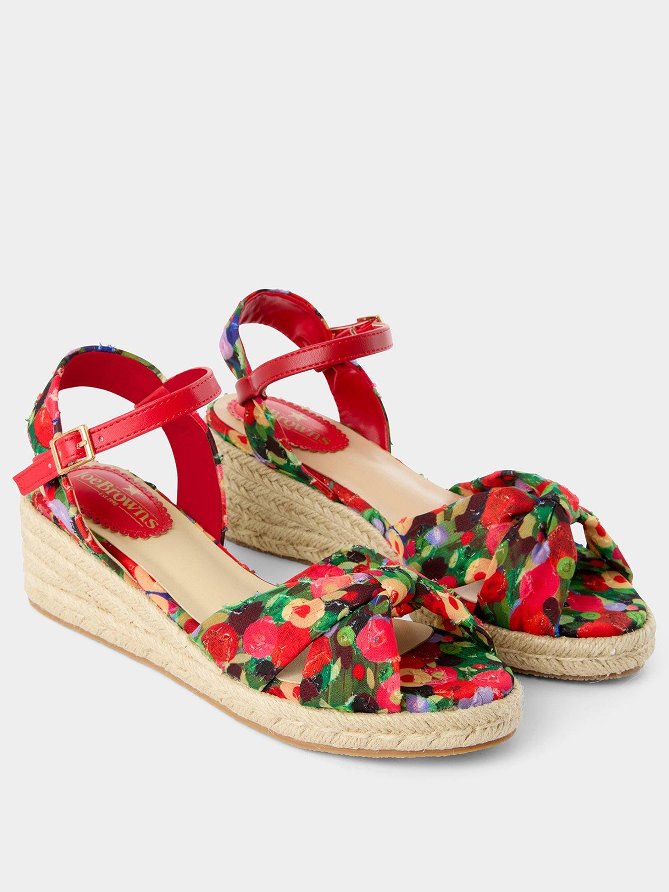 Image 2 of 4 of Joe Browns Dappled Meadow Print Sandals