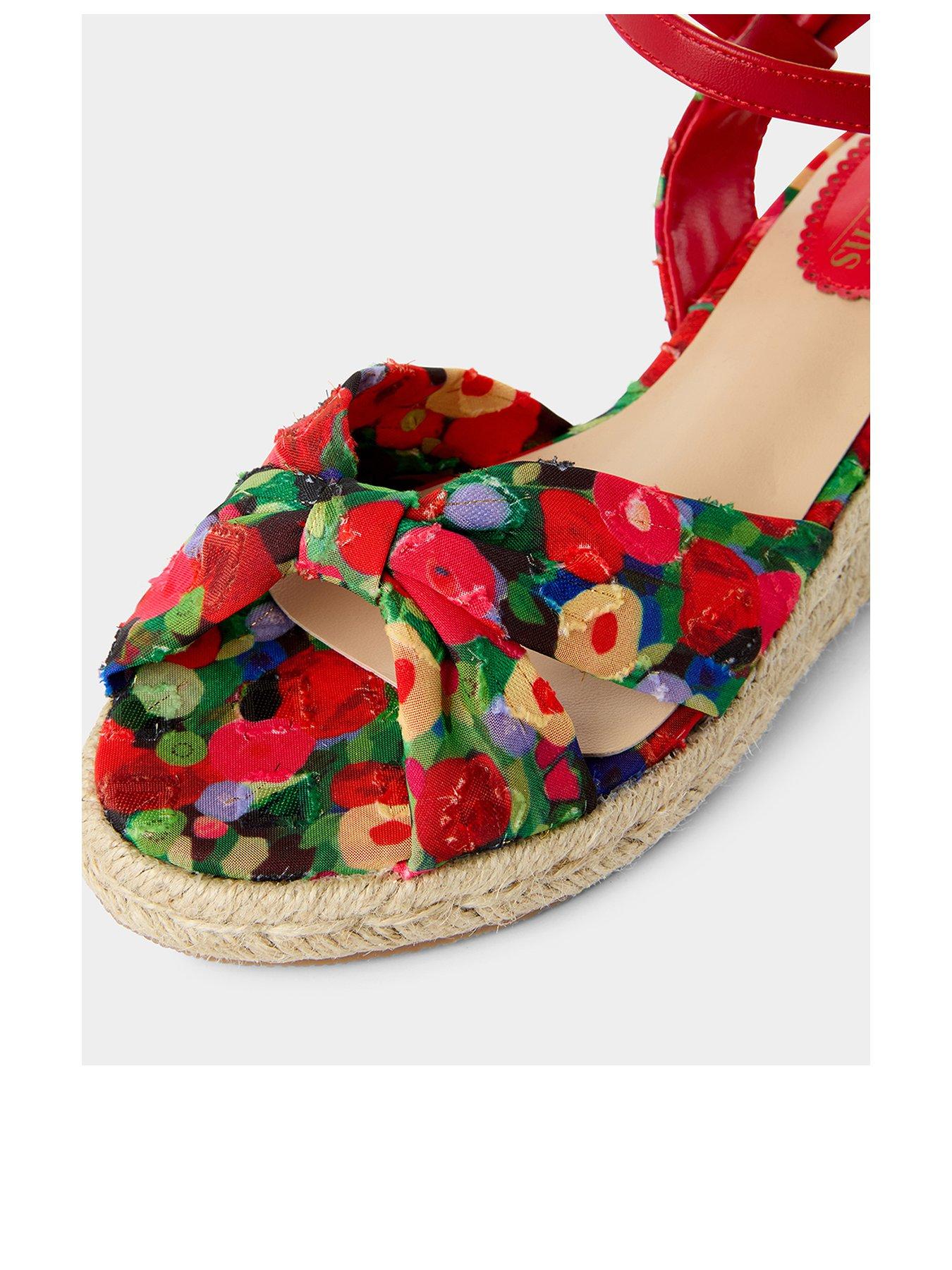 Image 3 of 4 of Joe Browns Dappled Meadow Print Sandals