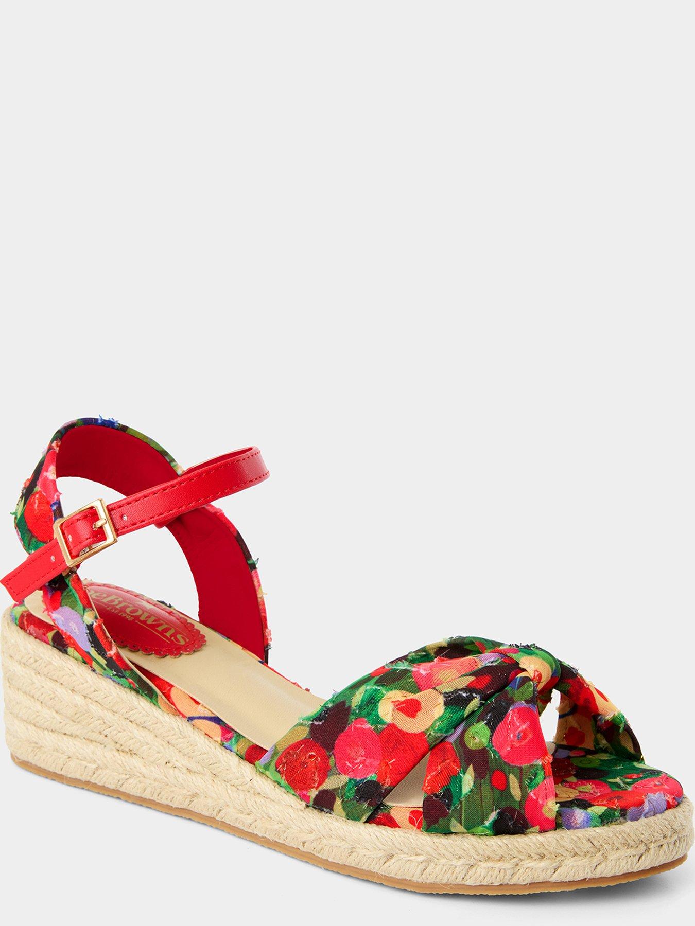 Image 4 of 4 of Joe Browns Dappled Meadow Print Sandals