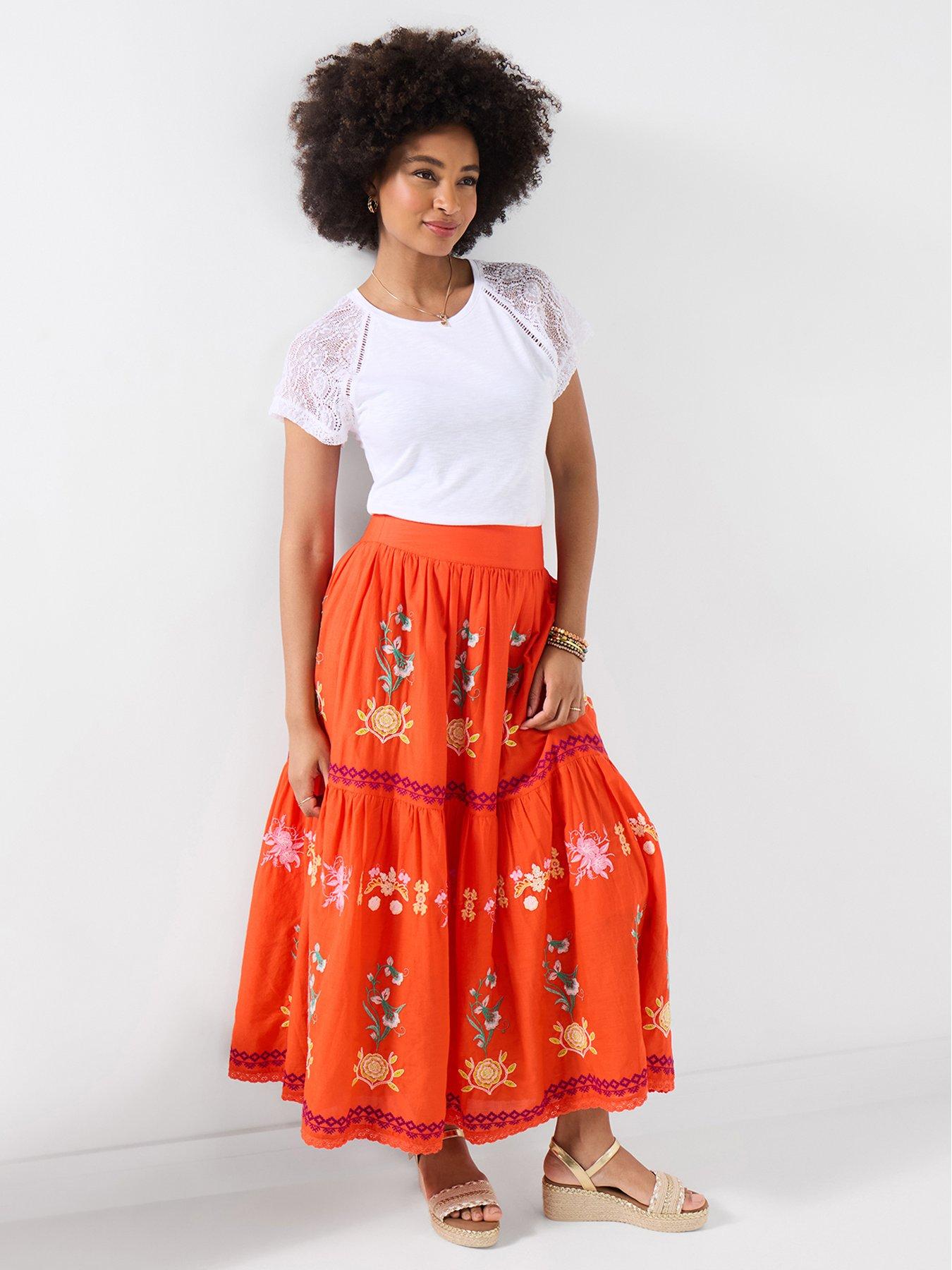 Image 3 of 5 of Joe Browns Suzie Lace Sleeve T-Shirt - White