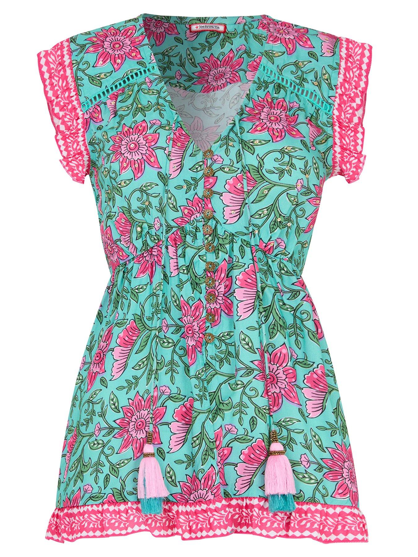 Image 5 of 5 of Joe Browns Summer Days Printed Top - Blue