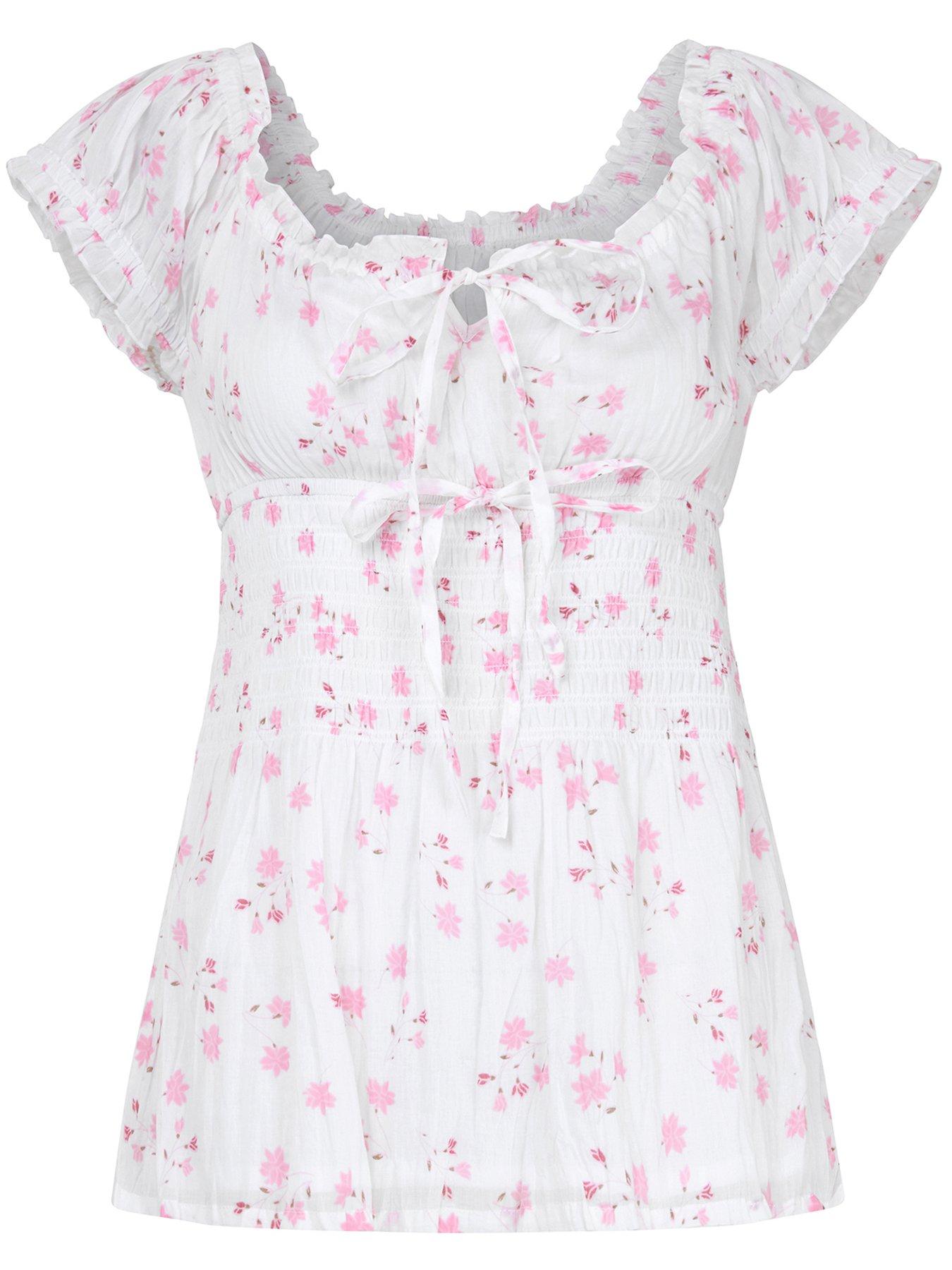 Image 5 of 5 of Joe Browns Prettiest Ditsy Top - White
