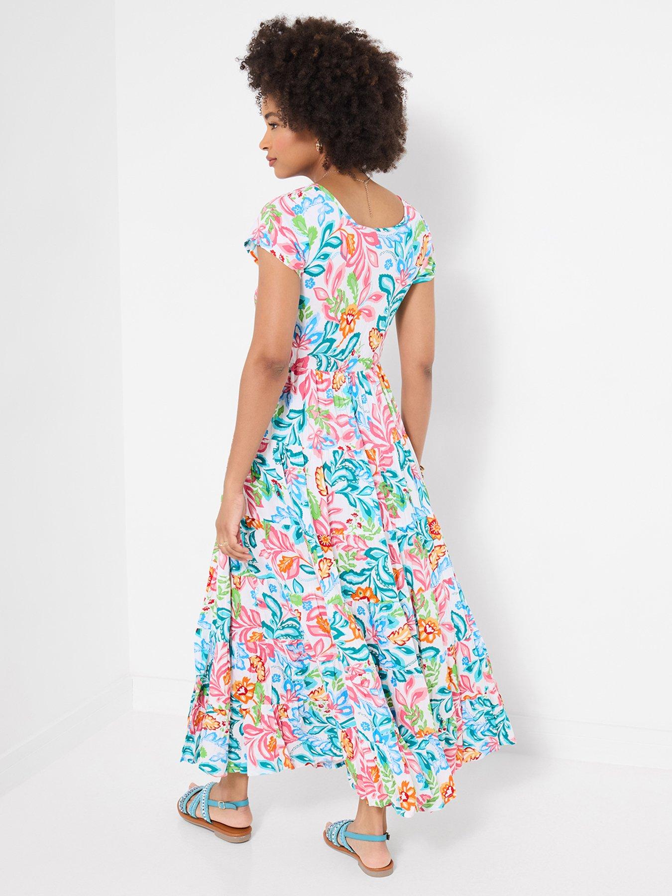 Image 3 of 5 of Joe Browns Daydreamer Crinkle Maxi Dress - Multi