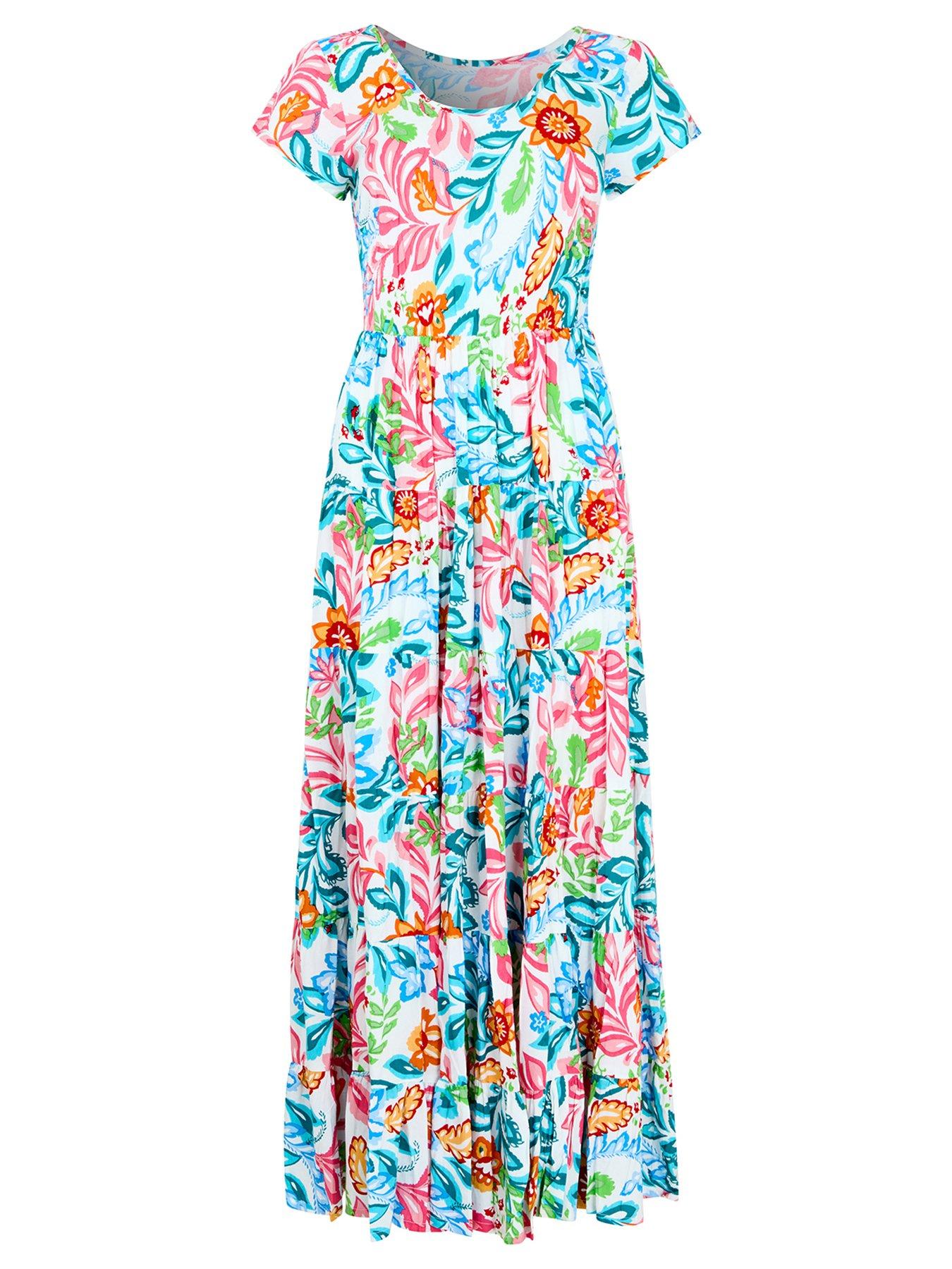 Image 5 of 5 of Joe Browns Daydreamer Crinkle Maxi Dress - Multi