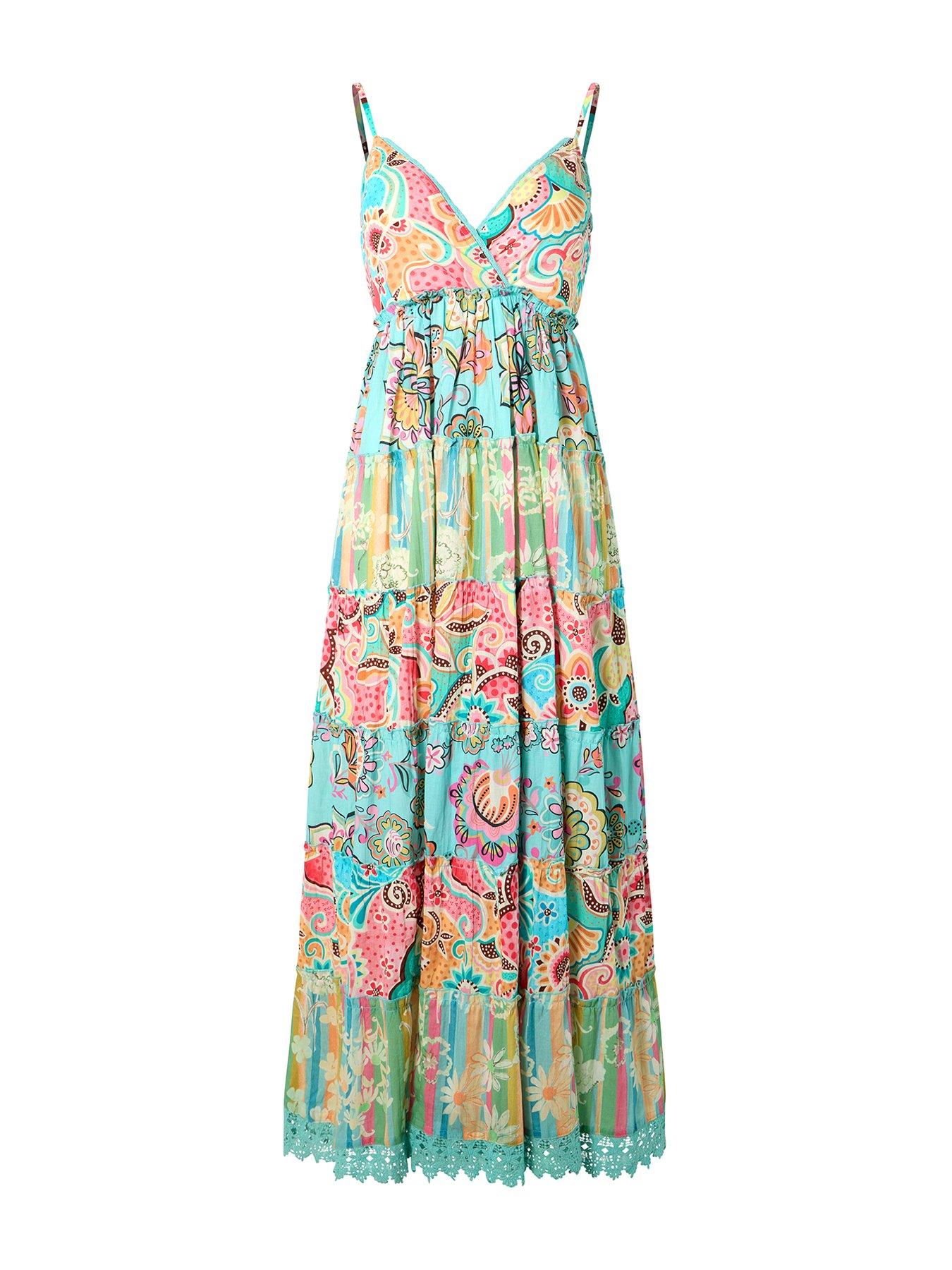 Image 5 of 5 of Joe Browns Summer Solstice Tiered Maxi Dress - Blue