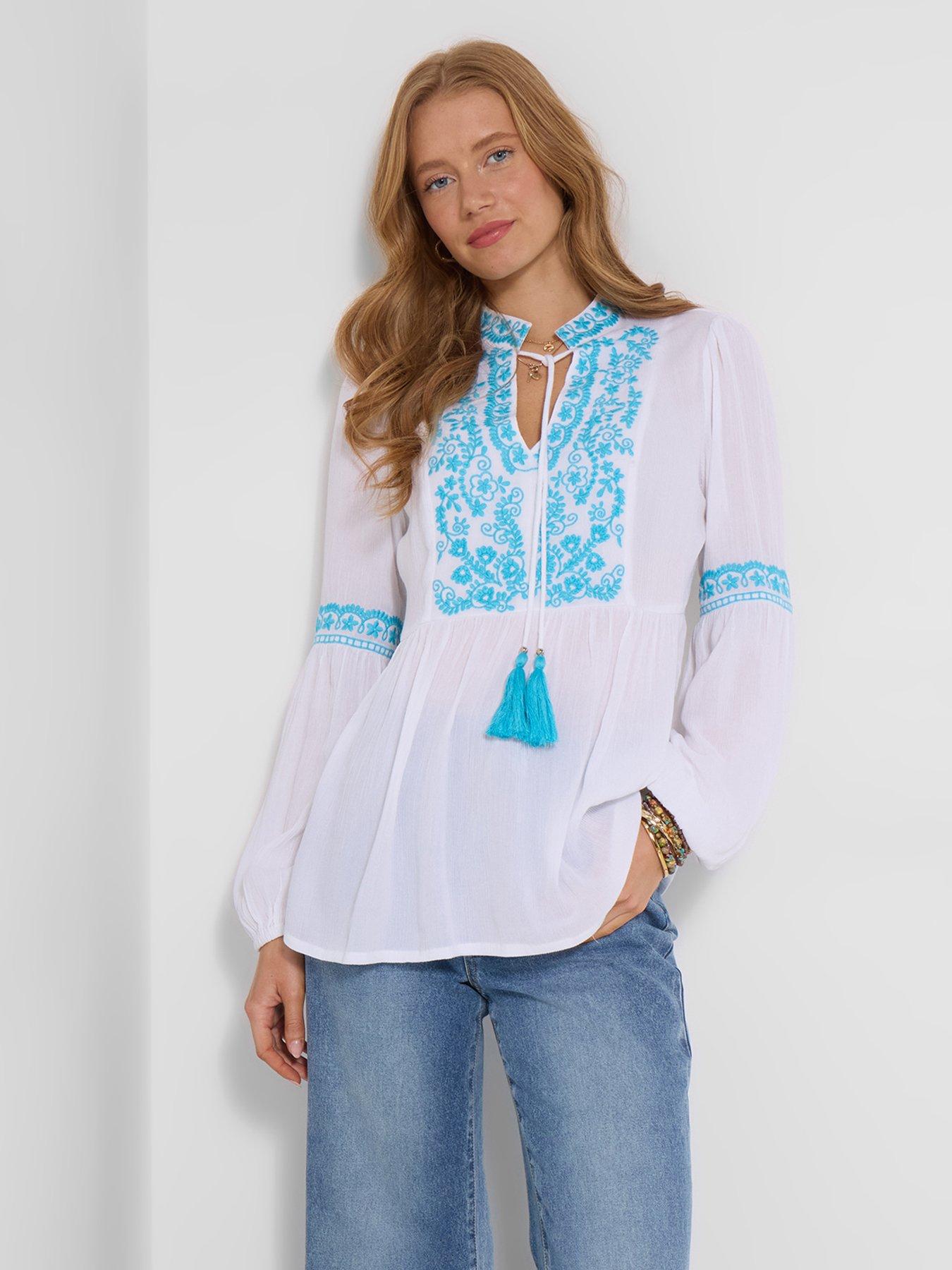 Image 1 of 5 of Joe Browns Favourite Embroidered Tunic Top